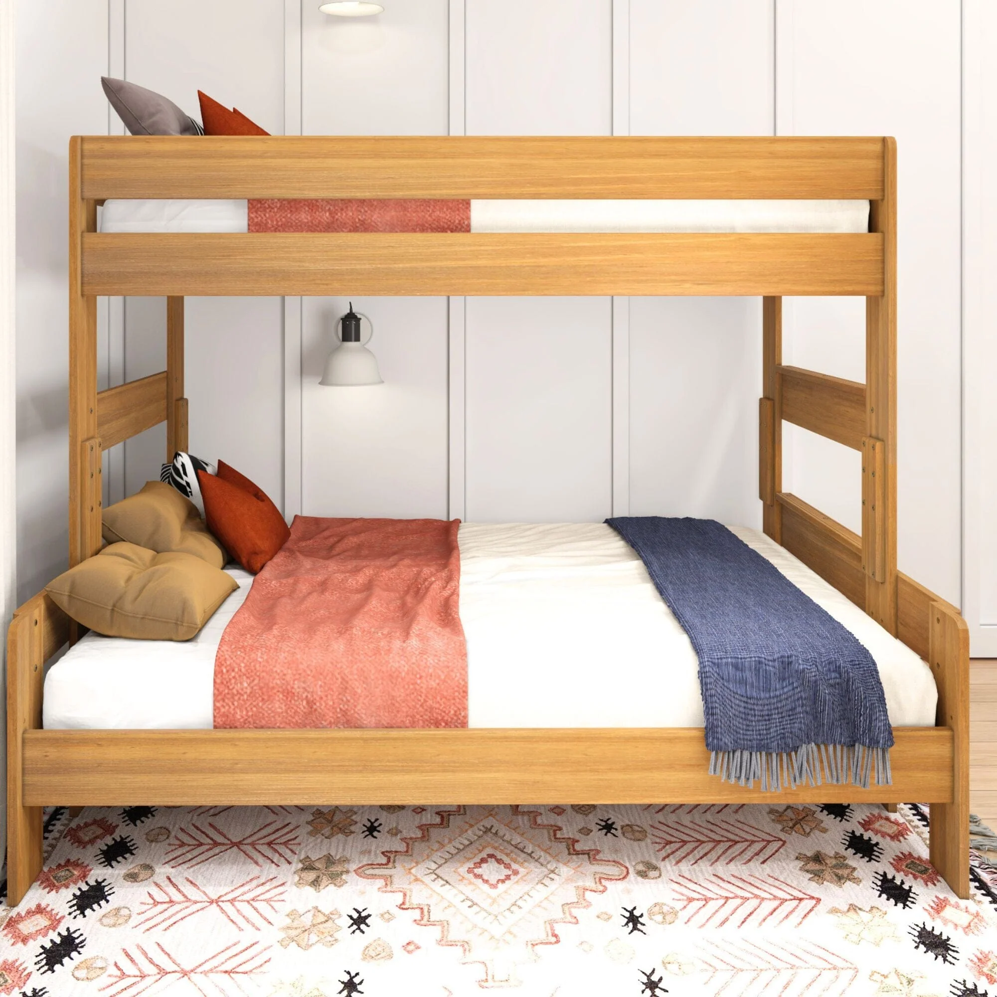 Modern Farmhouse Twin Over Full Bunk Bed - Image 8