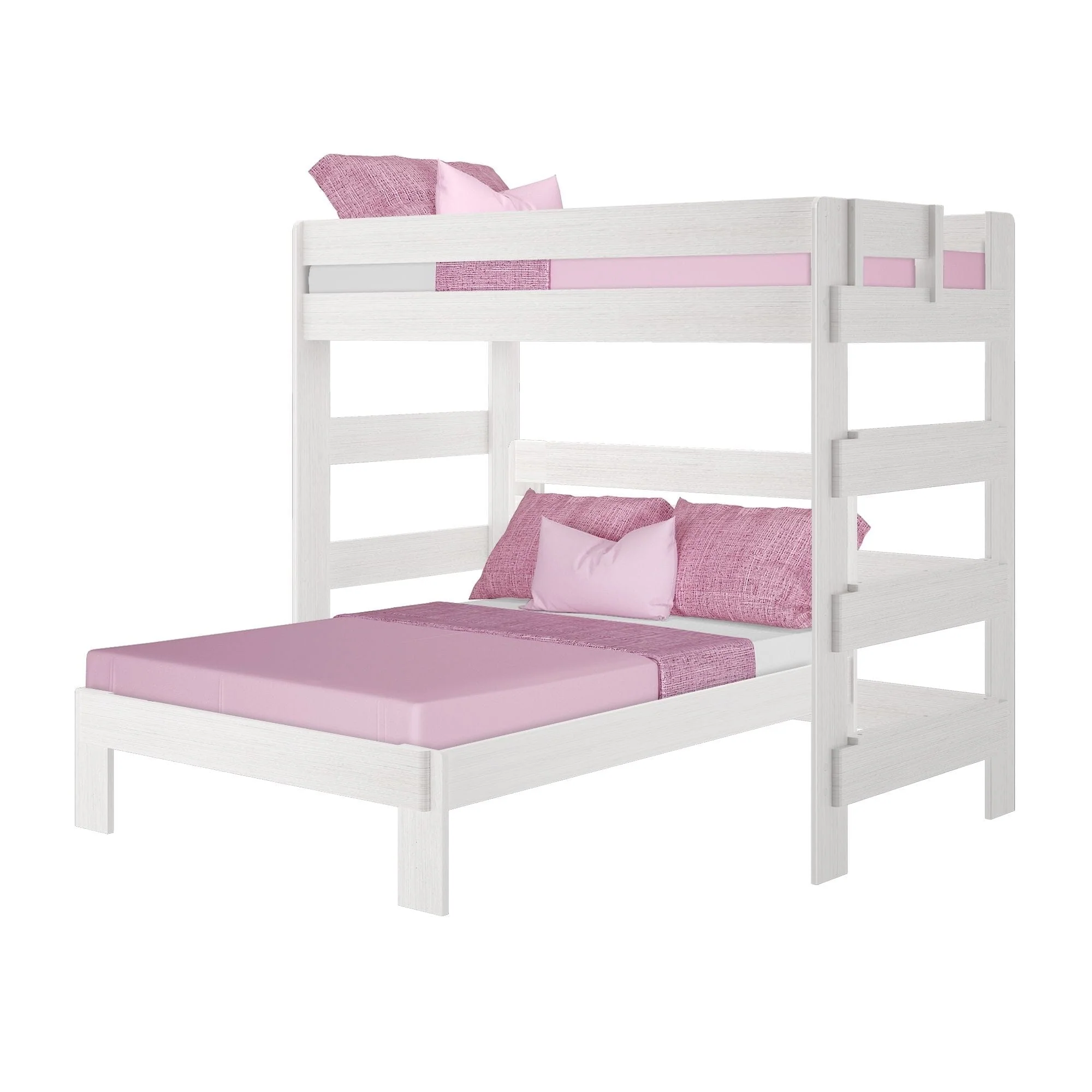 Modern Farmhouse Twin Over Full L-Shaped Bunk Bed - Image 5