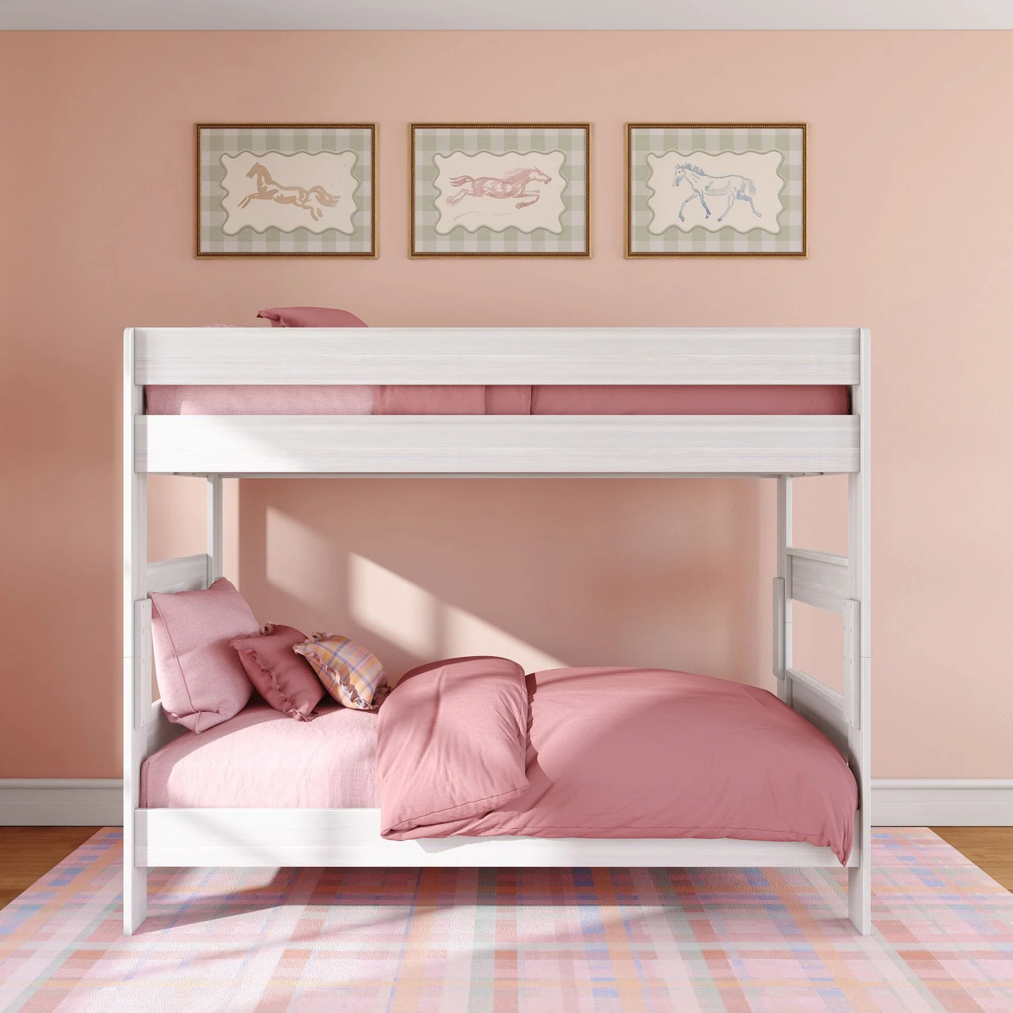Modern Farmhouse Twin Over Twin Bunk Bed - Image 5