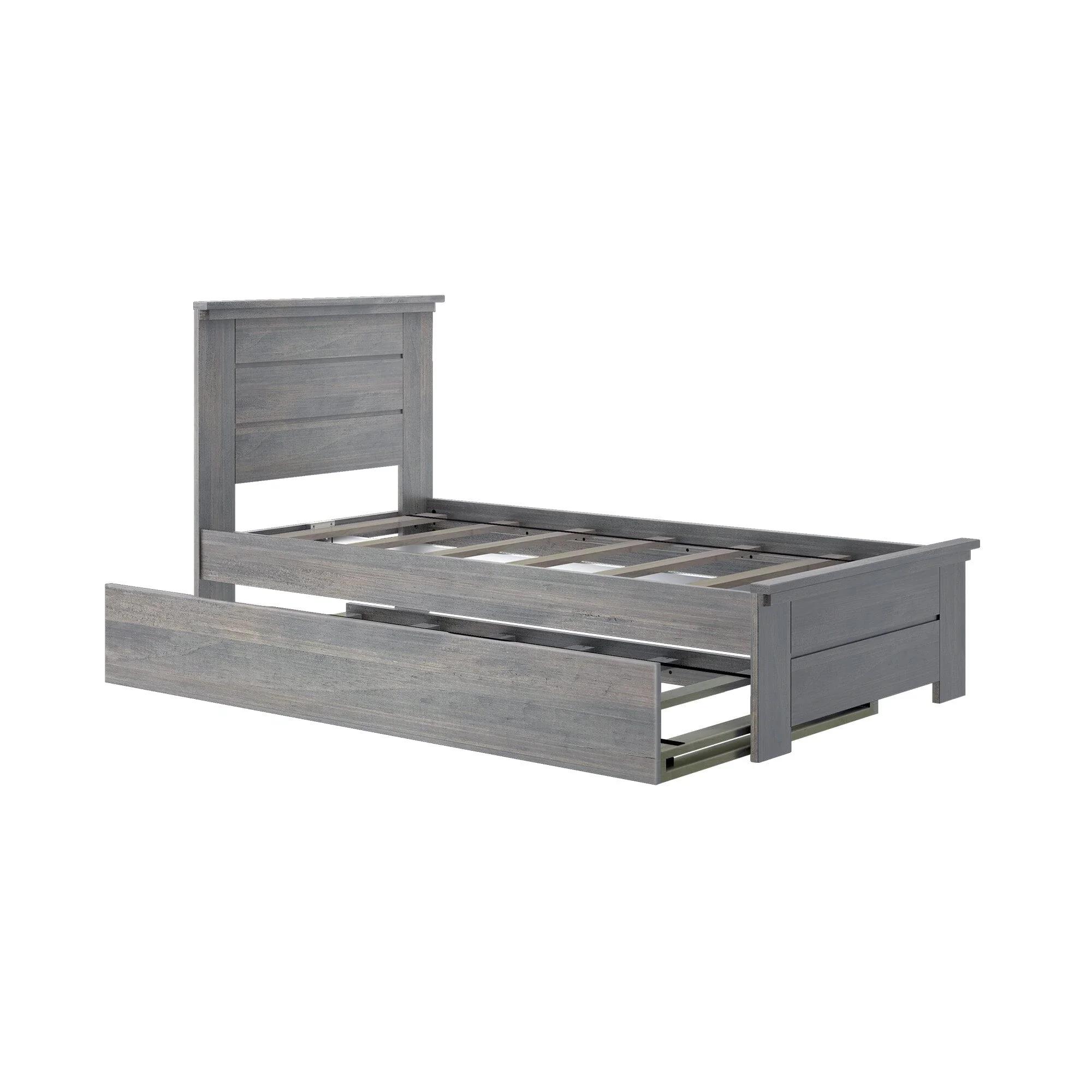 Modern Farmhouse Twin Panel Bed With Trundle - Image 4