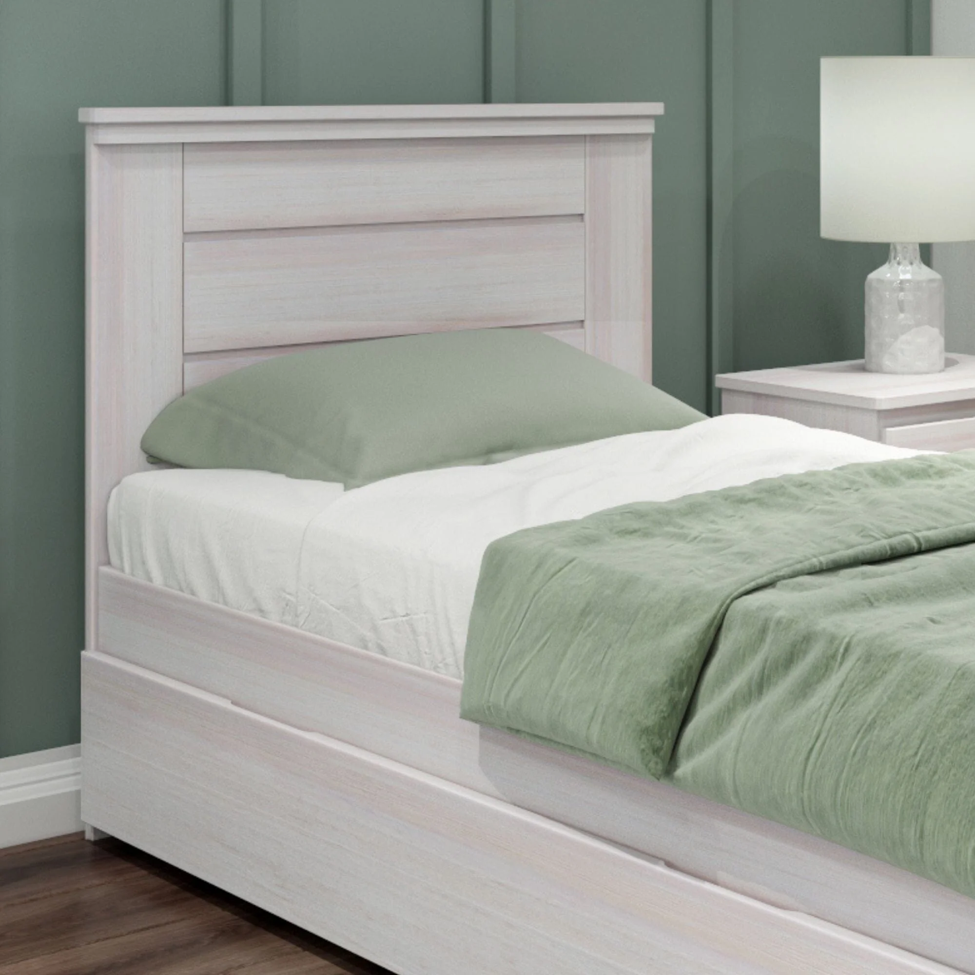 Modern Farmhouse Twin Panel Bed With Trundle - Image 7