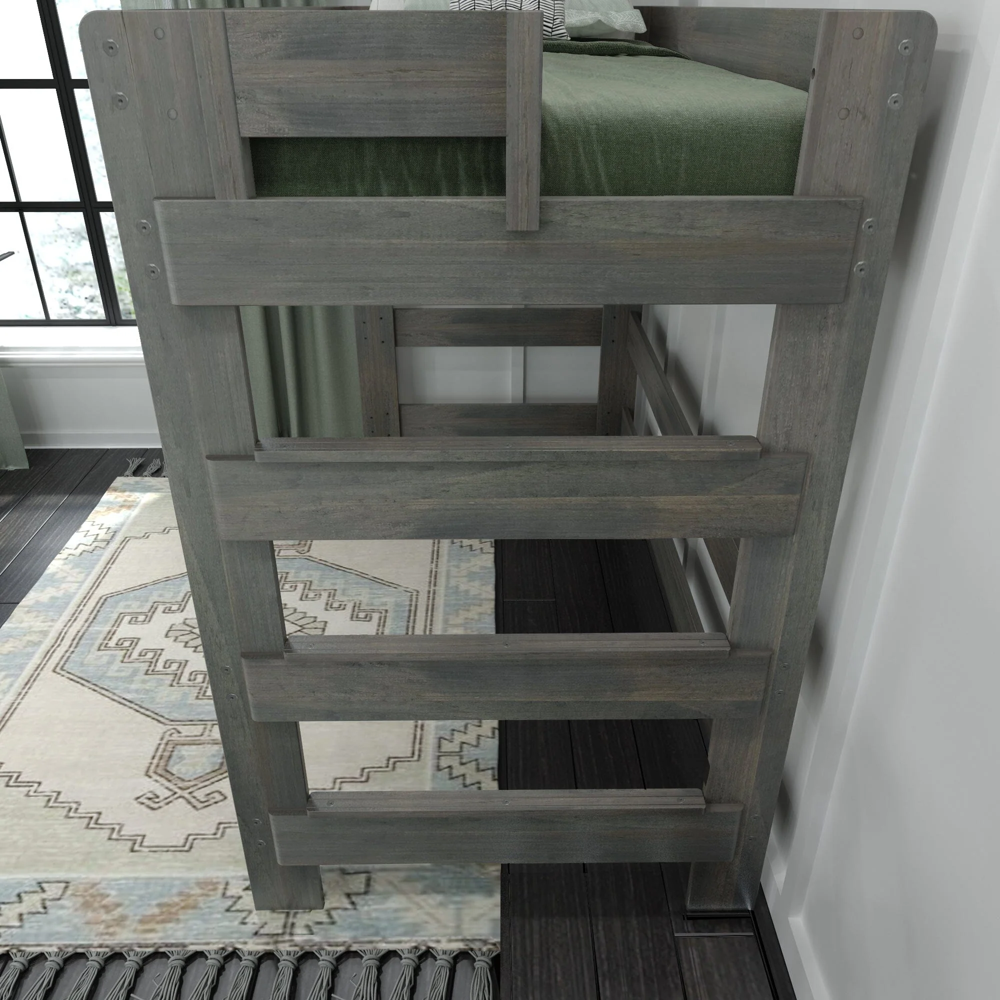 Modern Farmhouse Twin Loft Bed - Image 16