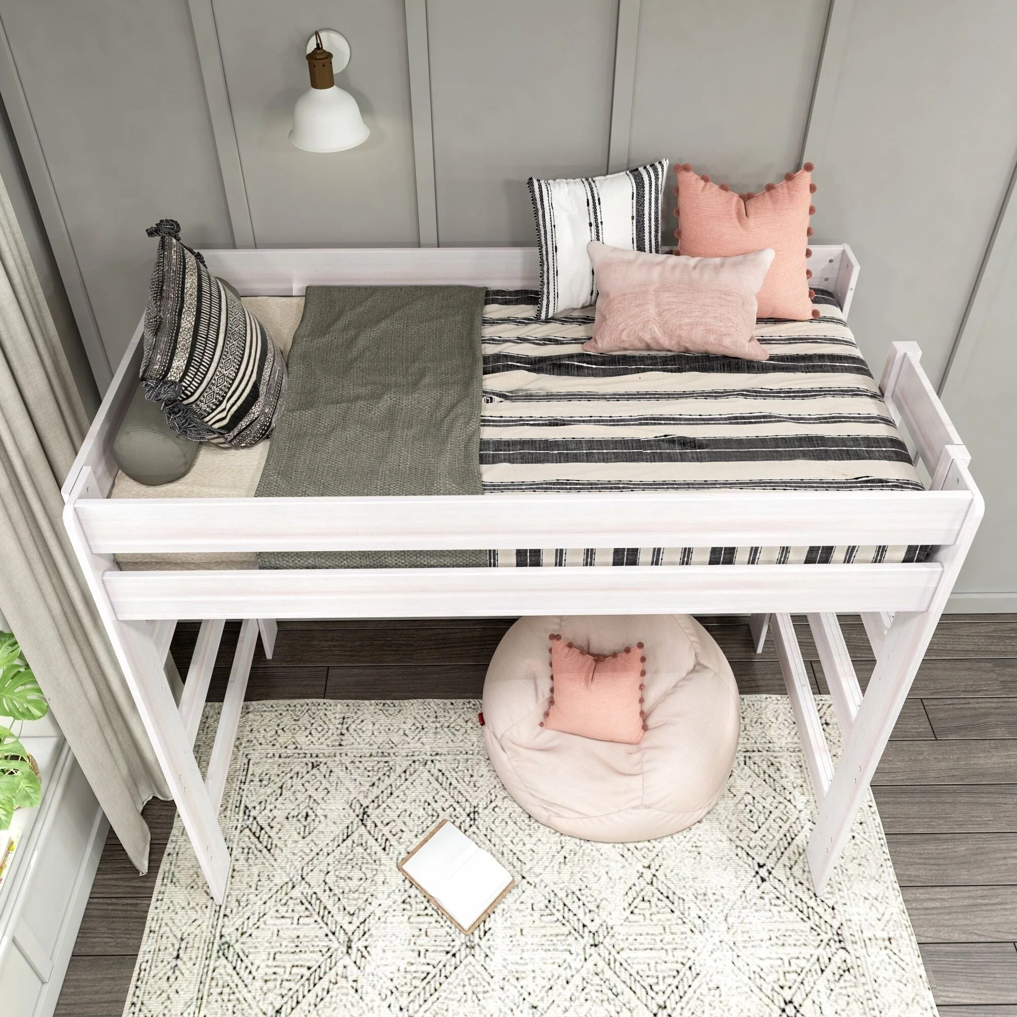 Modern Farmhouse Twin Loft Bed - Image 19