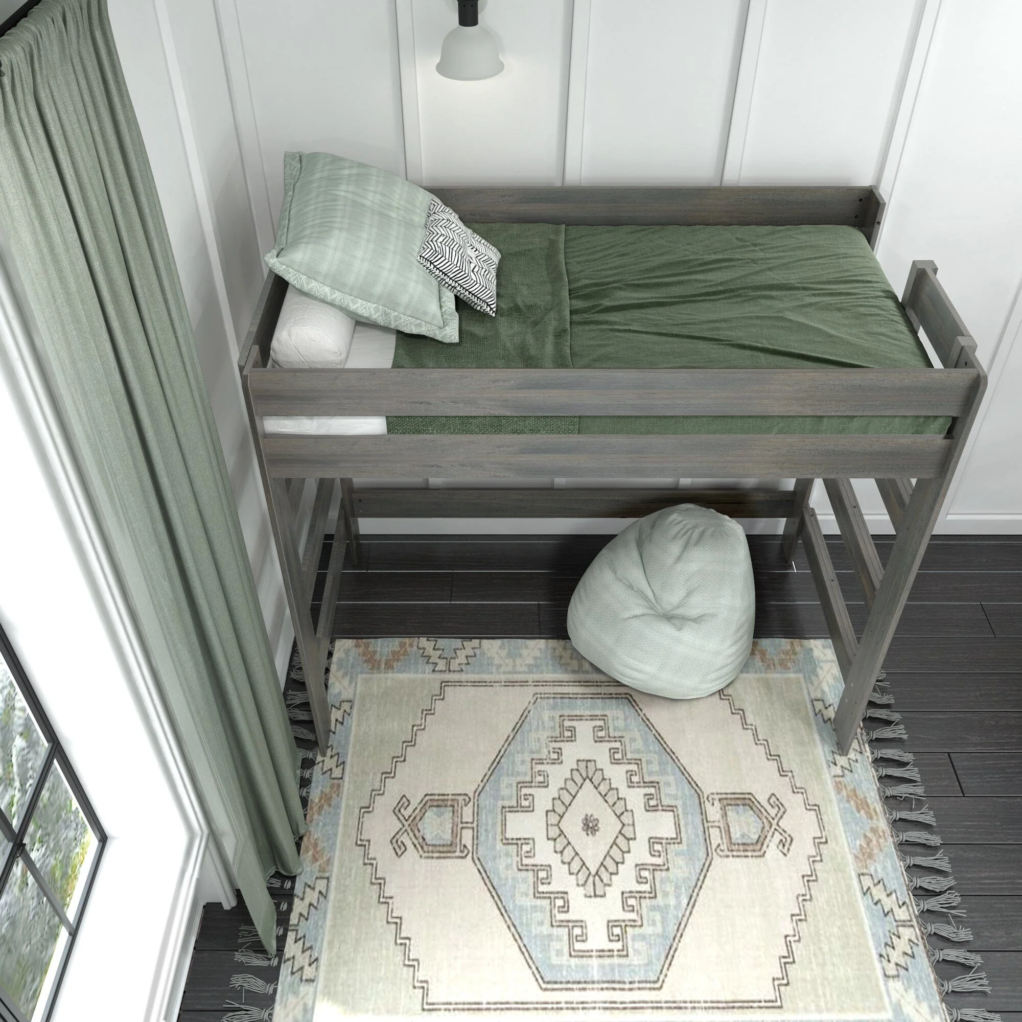 Modern Farmhouse Twin Loft Bed - Image 20
