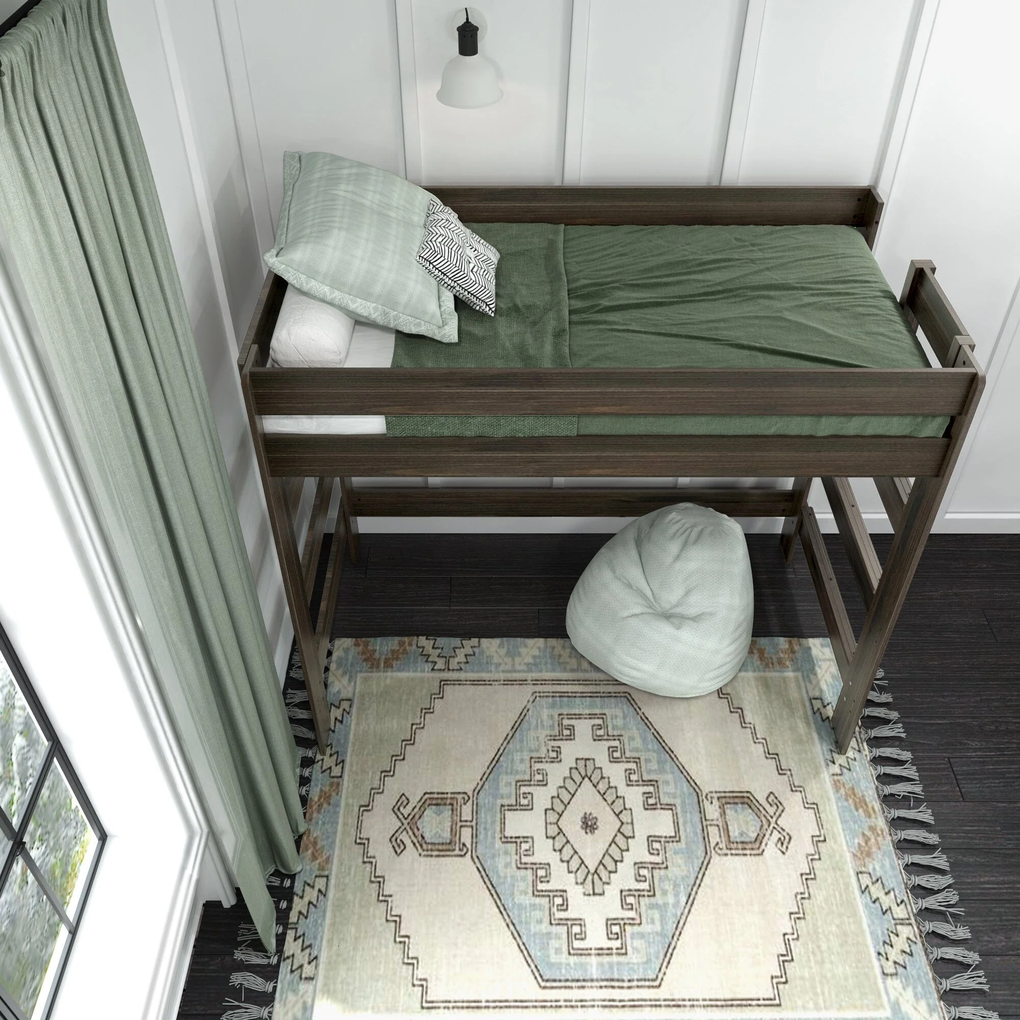 Modern Farmhouse Twin Loft Bed - Image 21