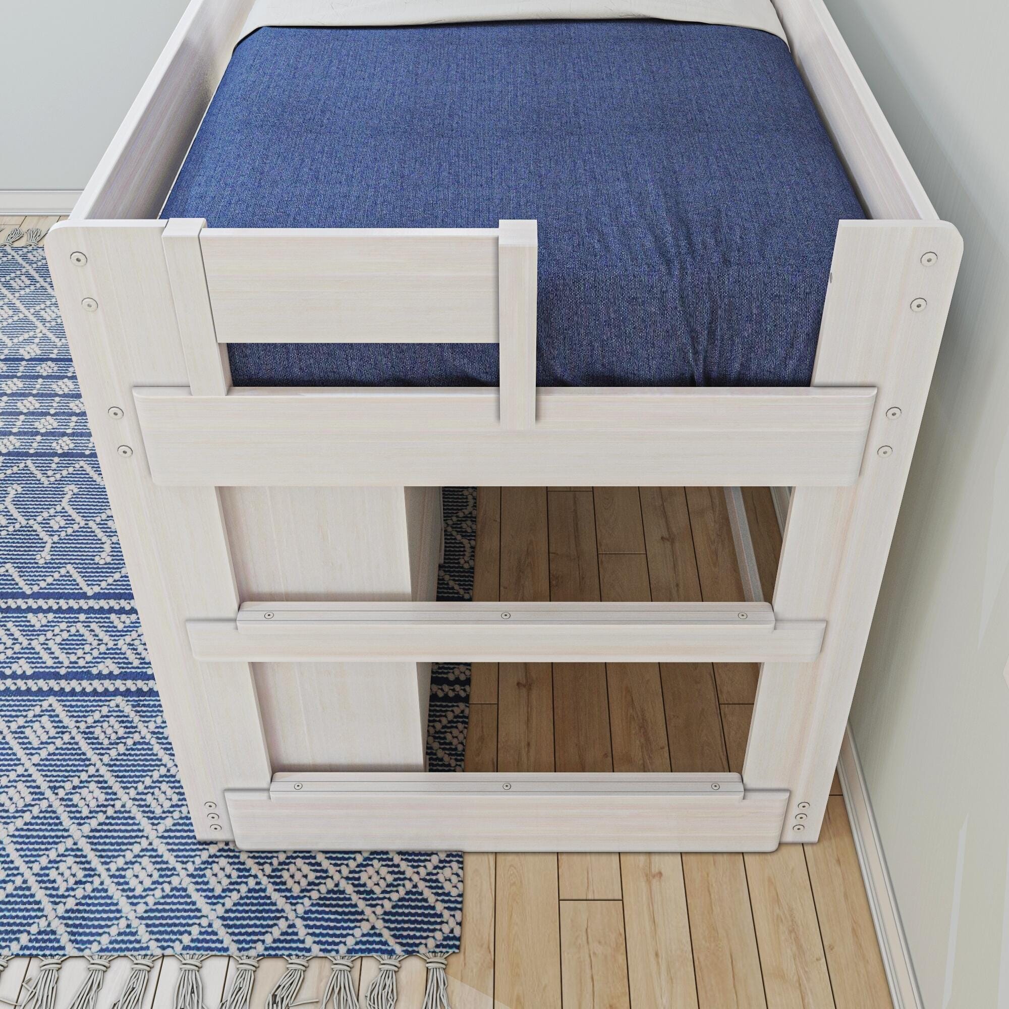 Modern Farmhouse Twin Low Loft Bed With Storage - Image 12