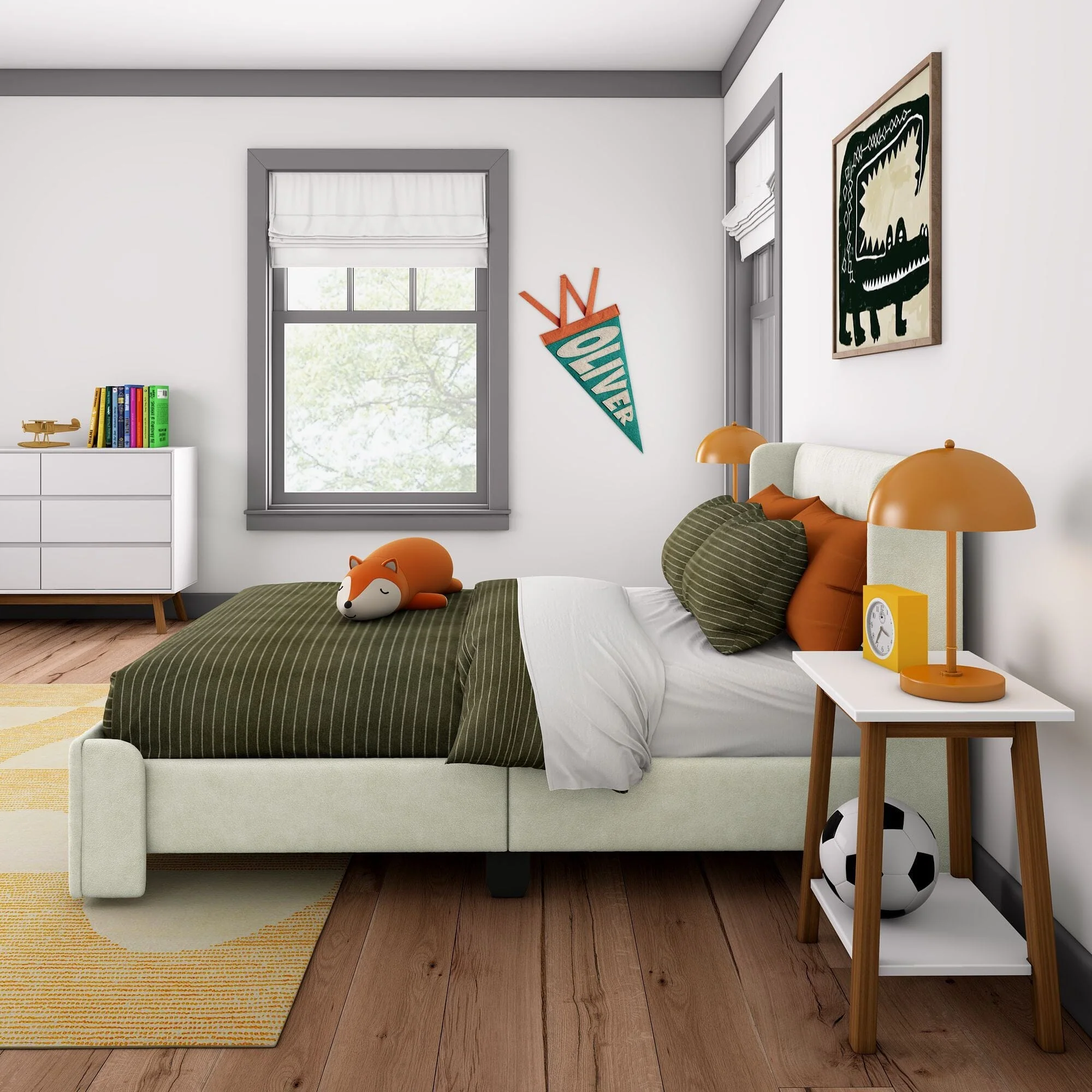 Nicholas Upholstered Full Bed - Image 31