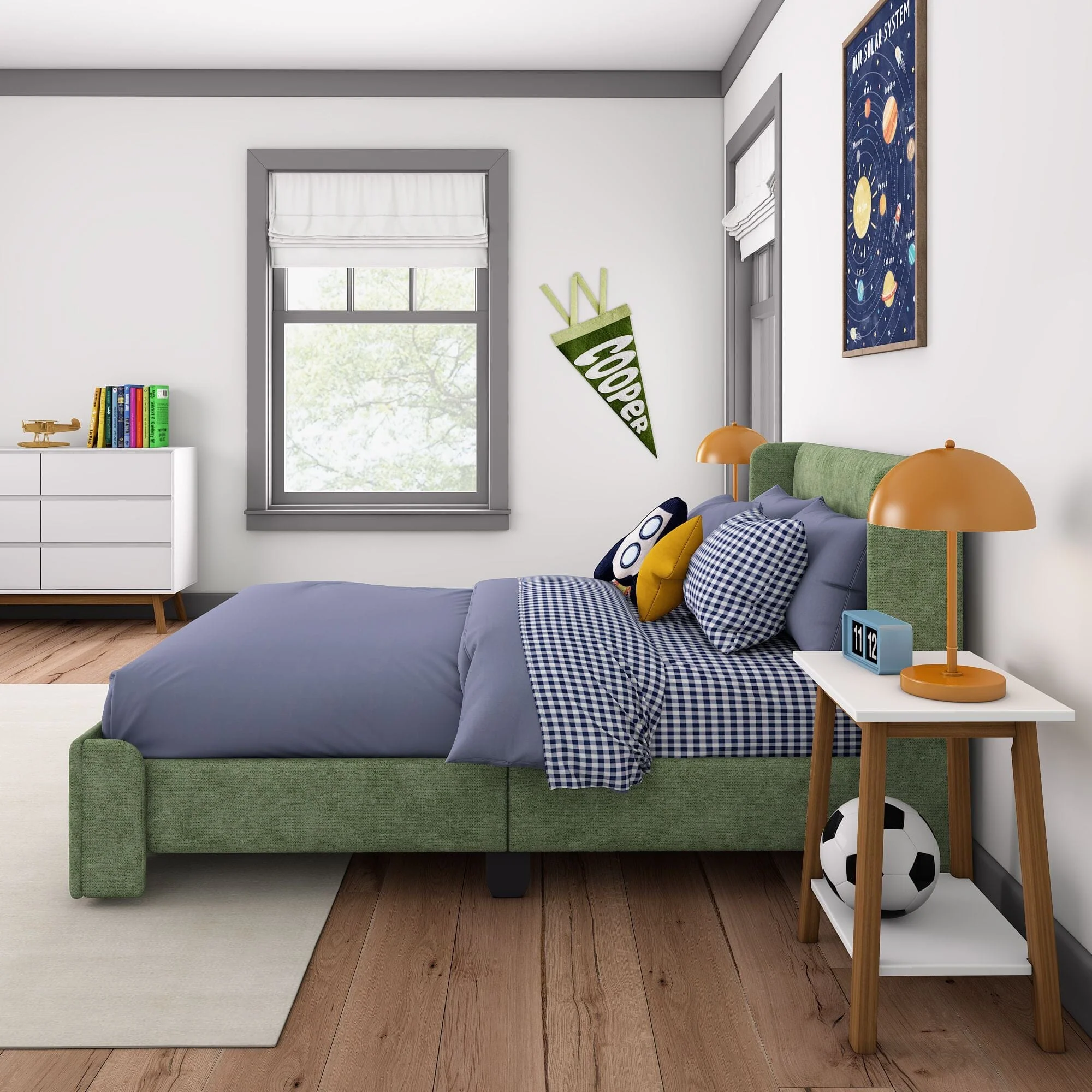 Nicholas Upholstered Full Bed - Image 32