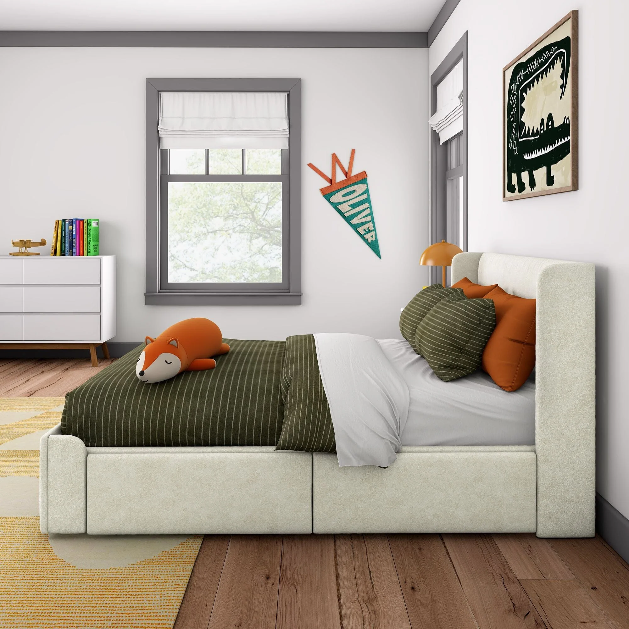 Nicholas Upholstered Full Bed - Image 34