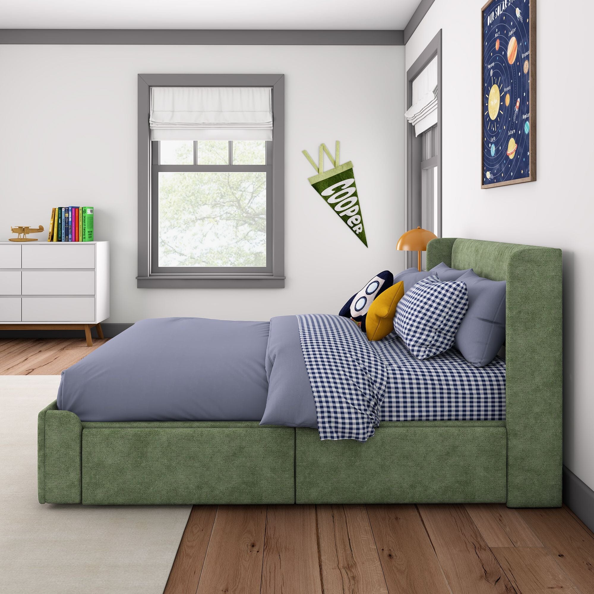 Nicholas Upholstered Full Bed - Image 35