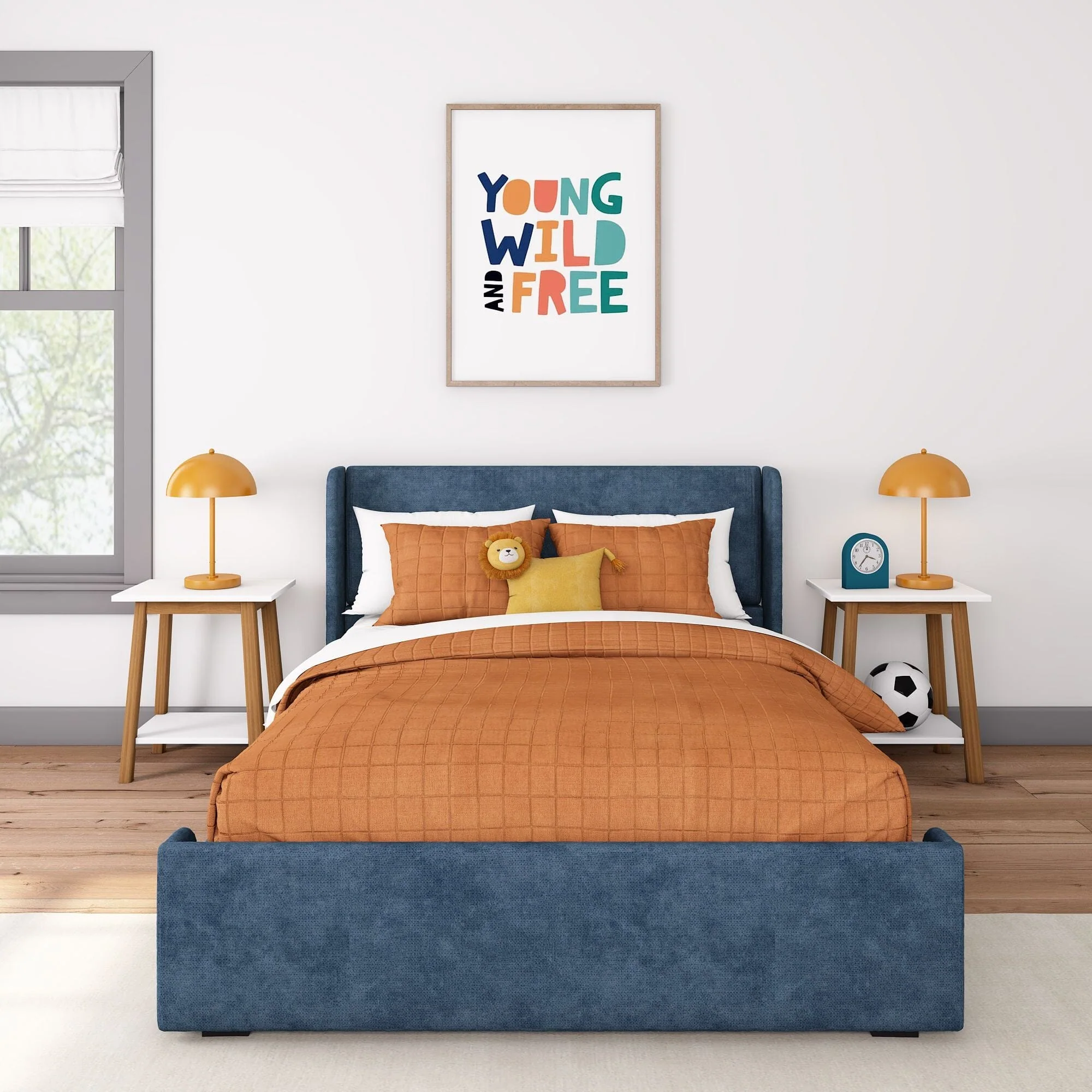 Nicholas Upholstered Full Bed - Image 9