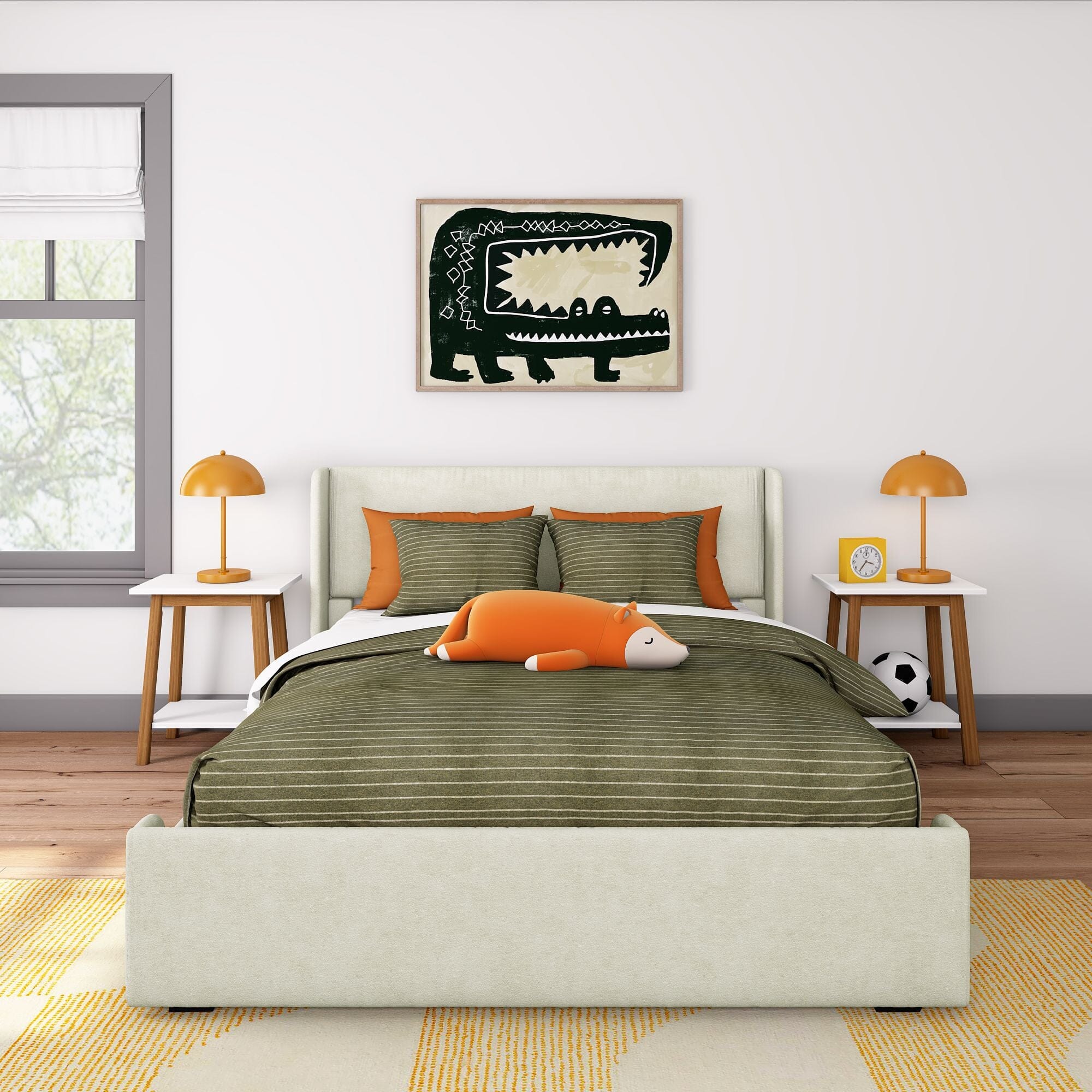 Nicholas Upholstered Queen Bed - Image 3