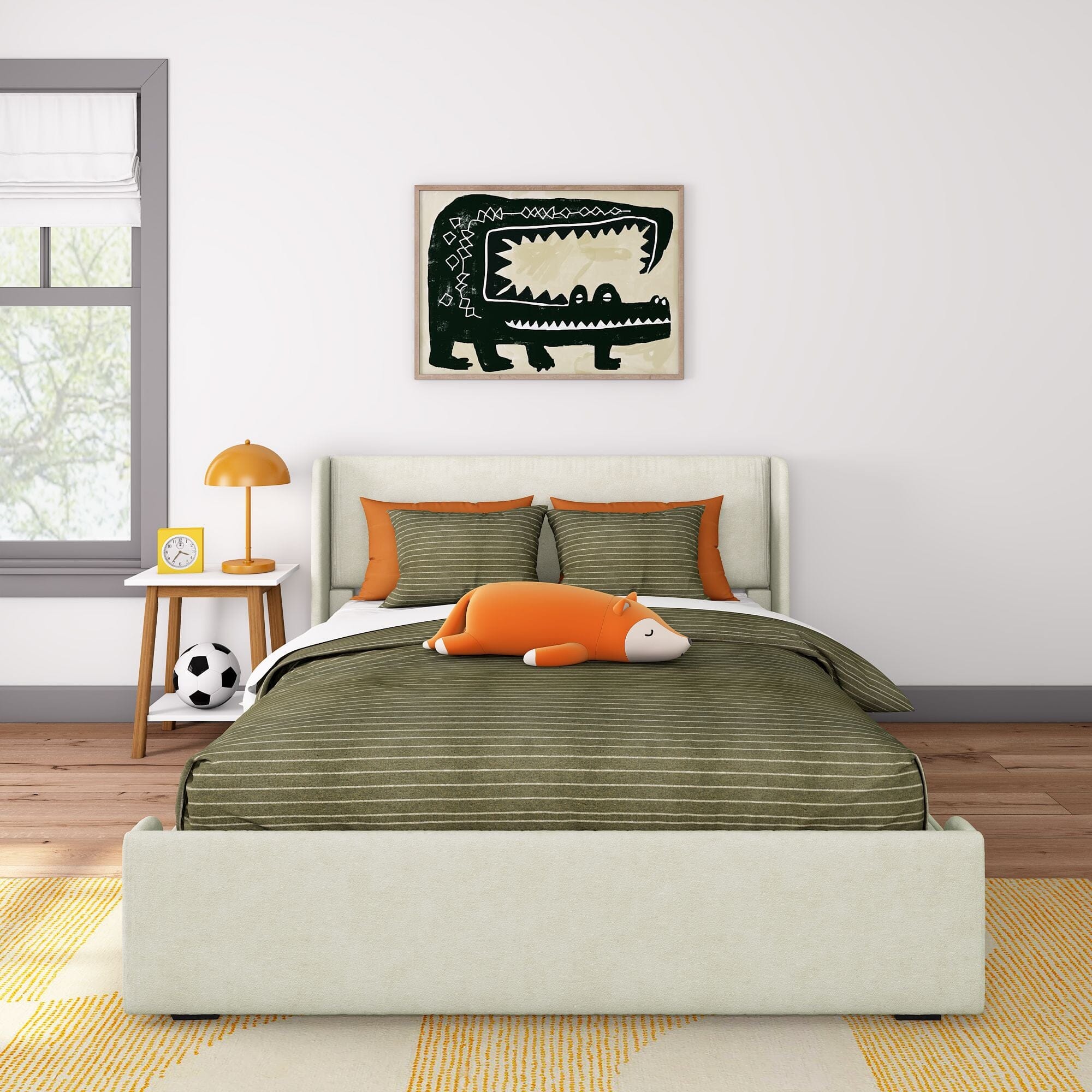 Nicholas Upholstered Queen Bed - Image 4