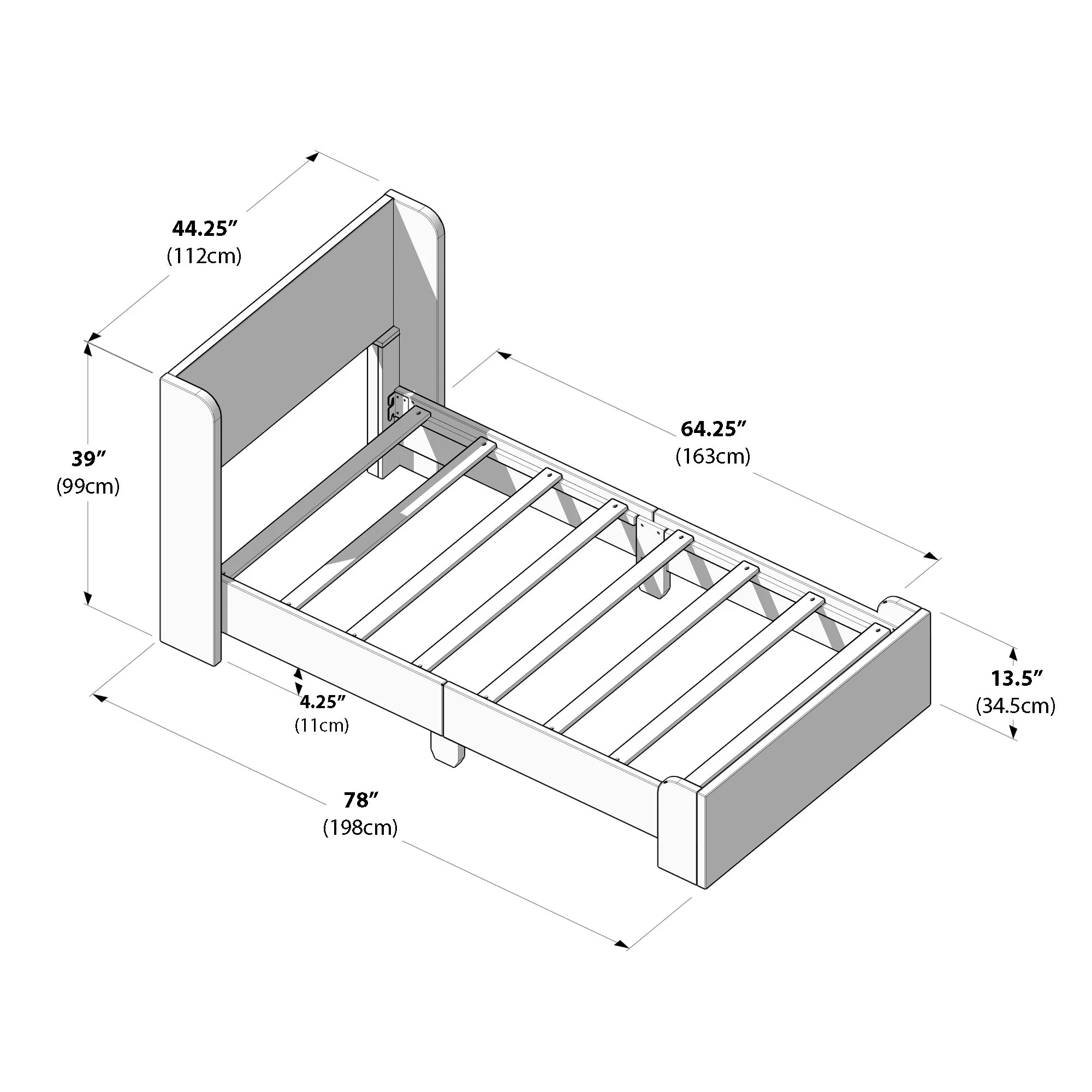 Nicholas Upholstered Twin Bed - Image 51