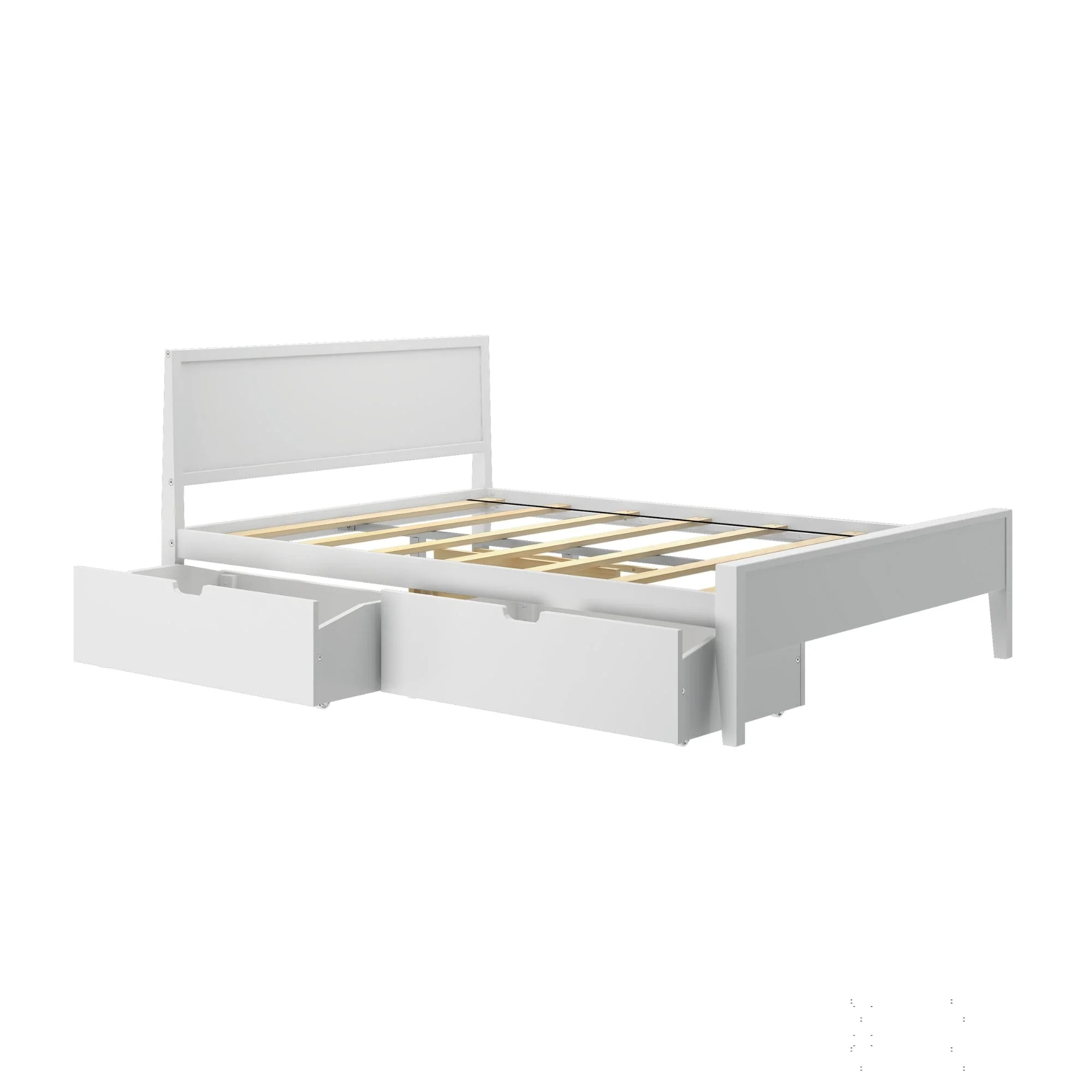 Queen Panel Bed With Storage Drawers - Image 6