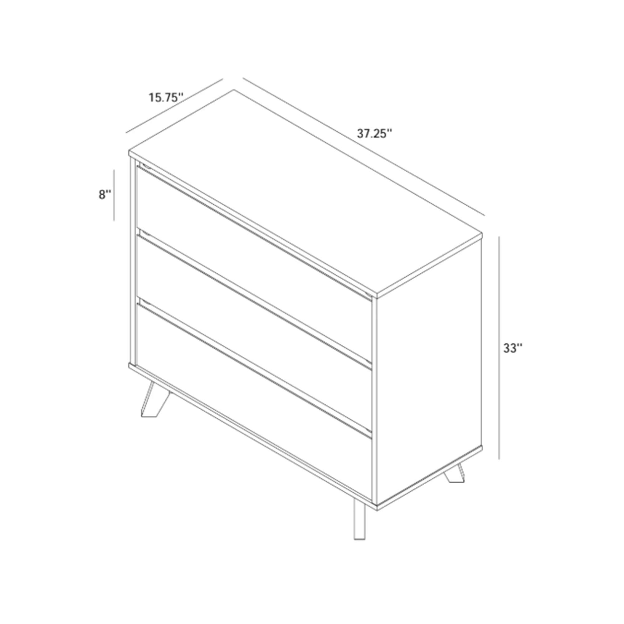 Scandinavian 3-Drawer Dresser - Image 40