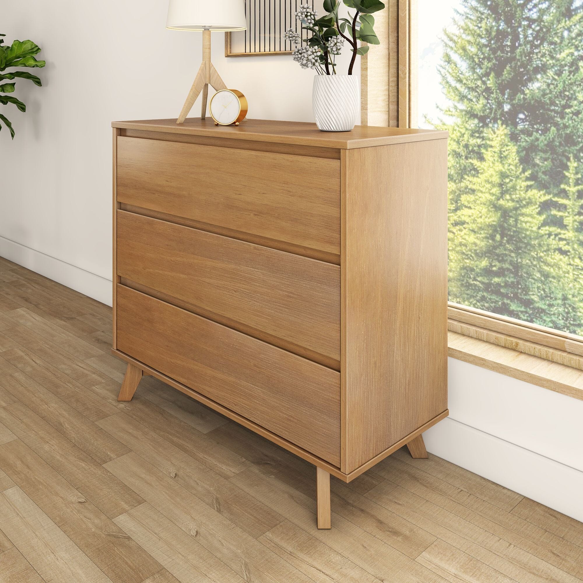 Scandinavian 3-Drawer Dresser - Image 8