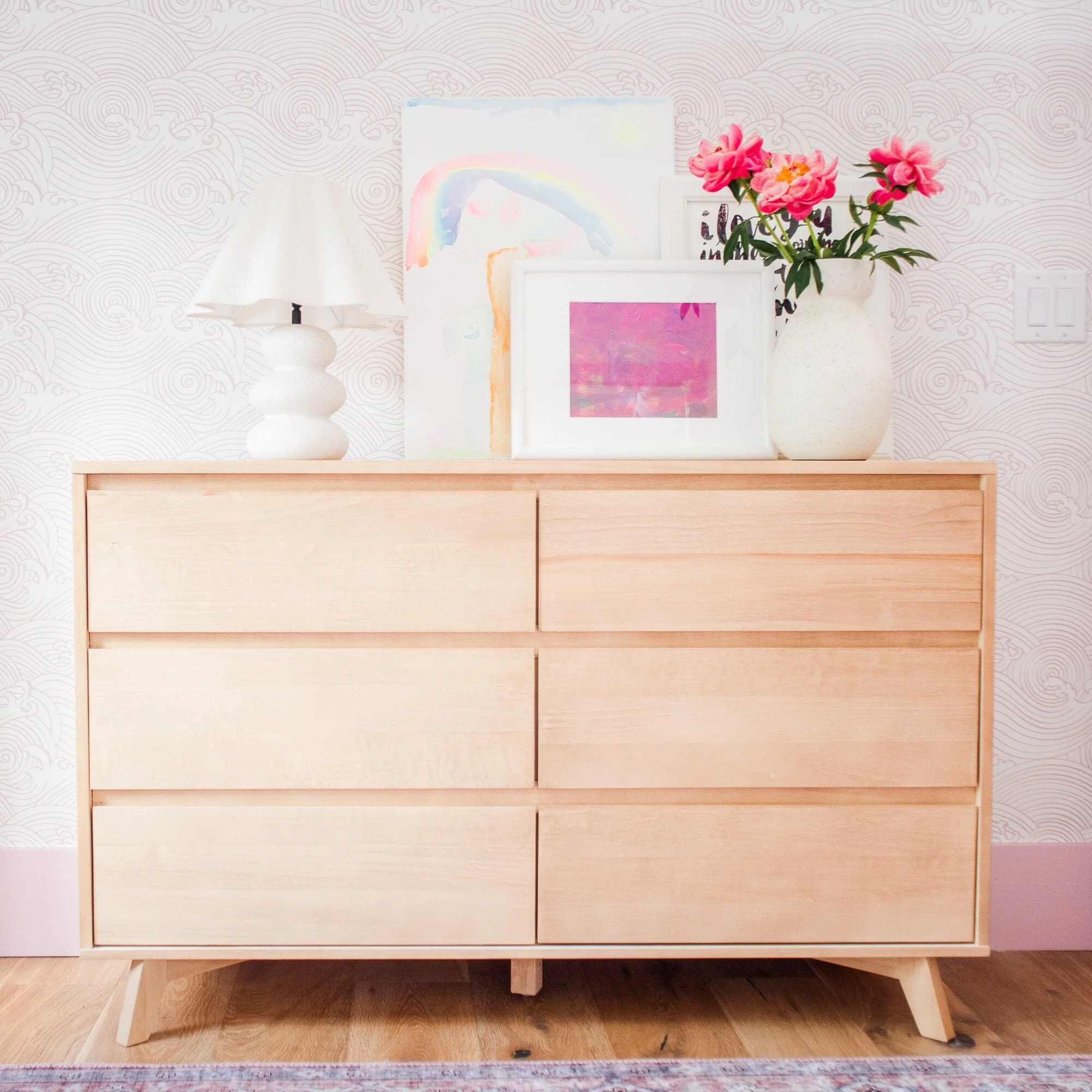 Scandinavian 6-Drawer Dresser - Image 10