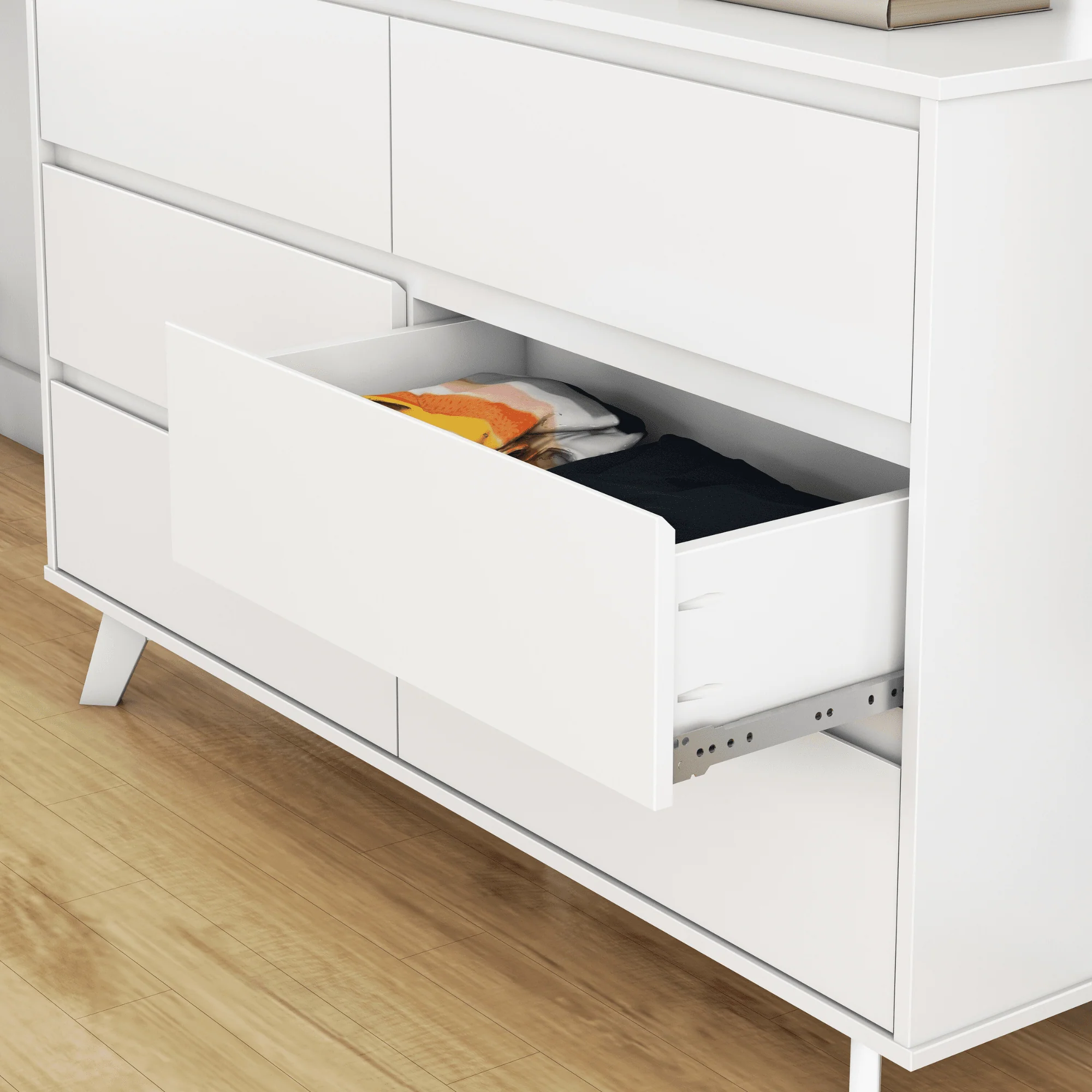 Scandinavian 6-Drawer Dresser - Image 19
