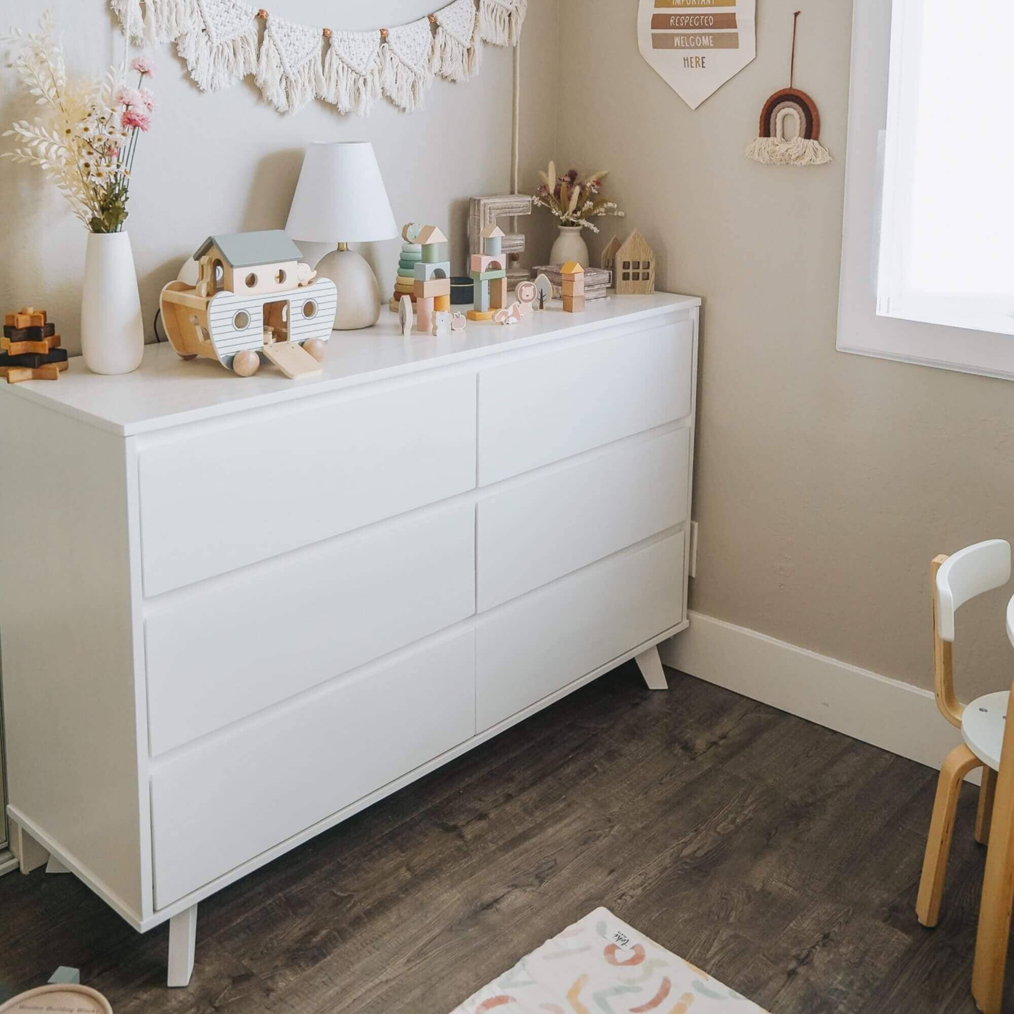 Scandinavian 6-Drawer Dresser - Image 41