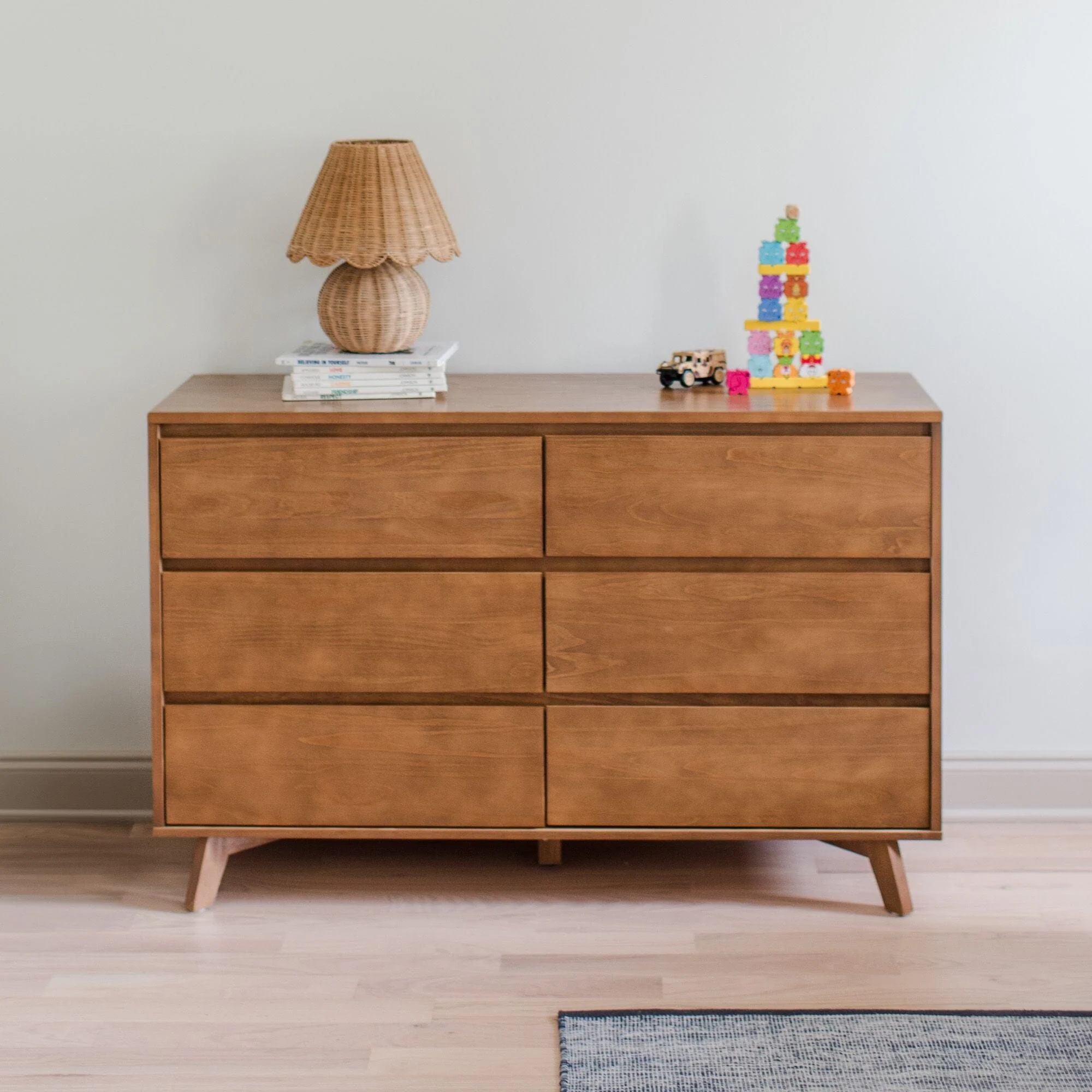 Scandinavian 6-Drawer Dresser - Image 8
