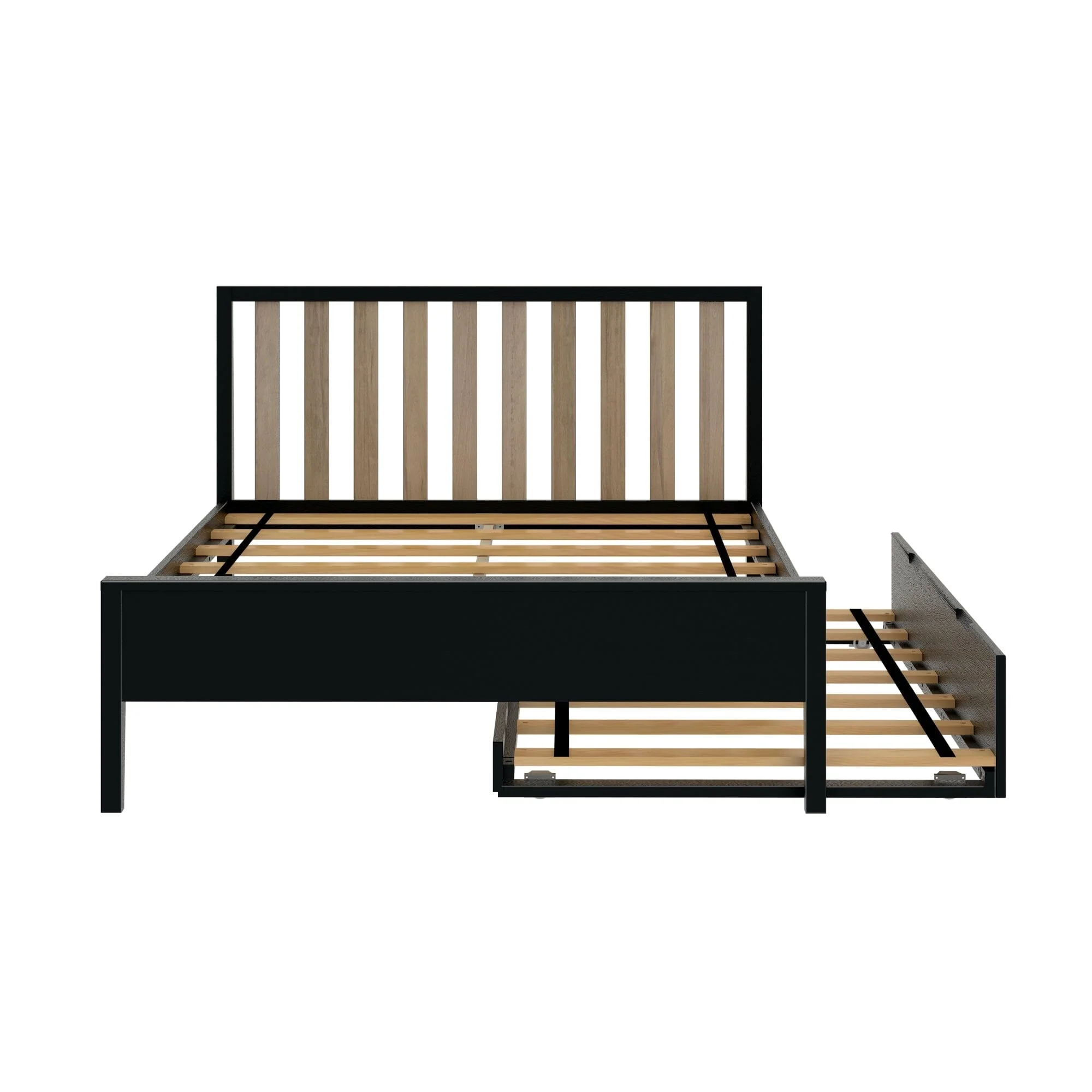 Scandinavian Full Bed With Trundle - Image 15