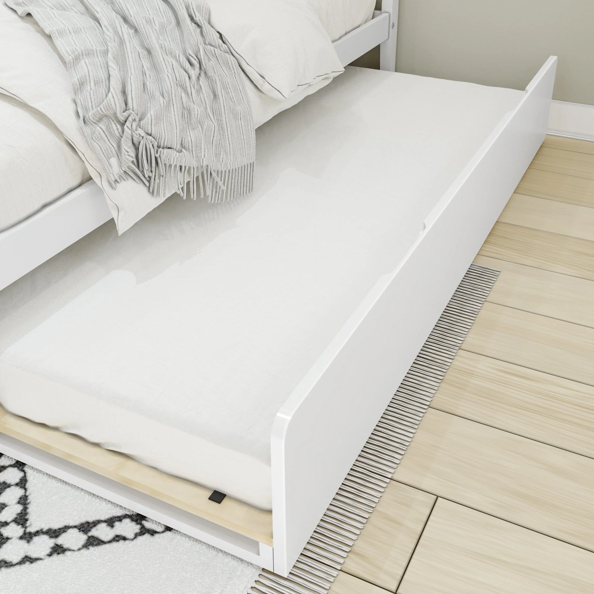 Scandinavian Full Bed With Trundle - Image 17