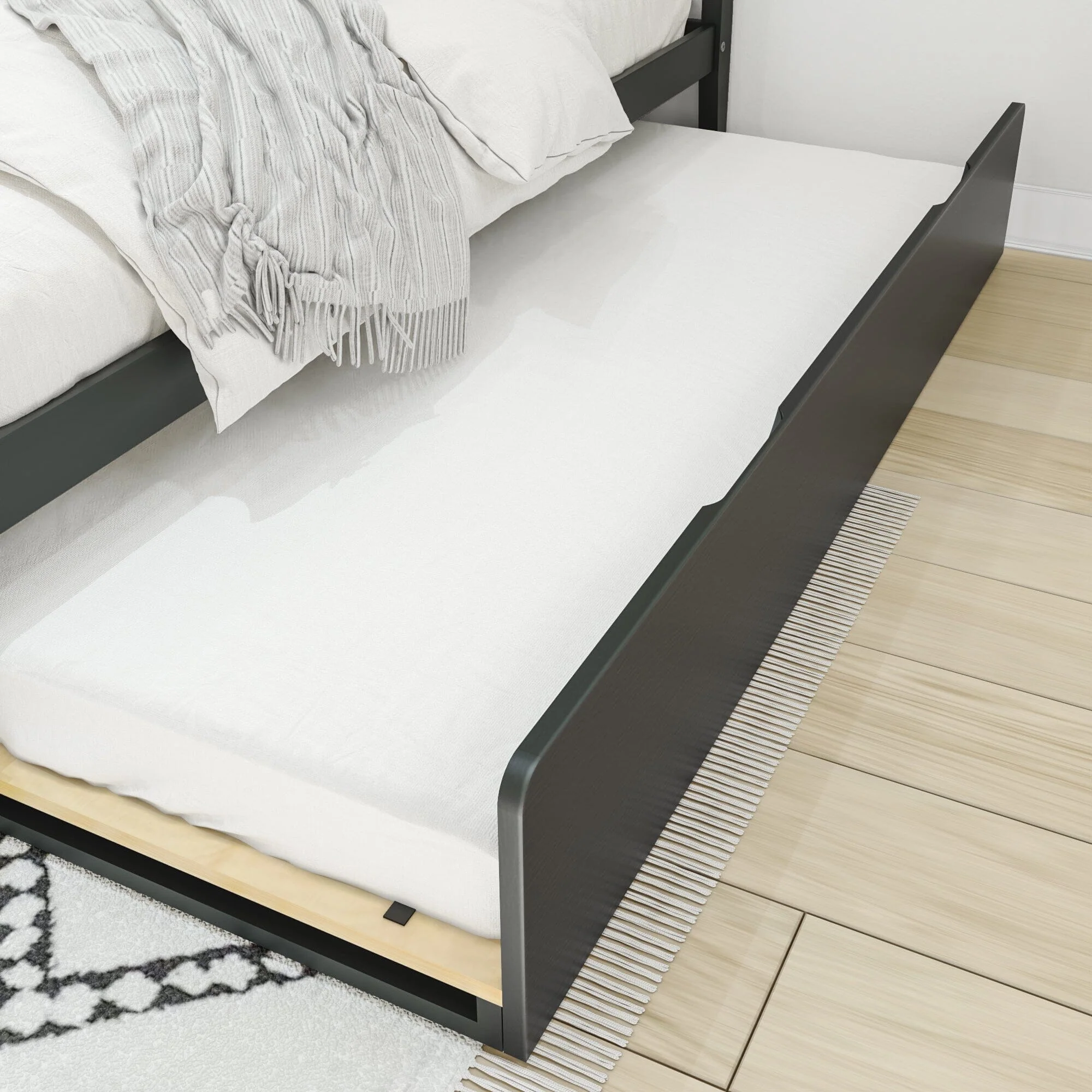 Scandinavian Full Bed With Trundle - Image 20