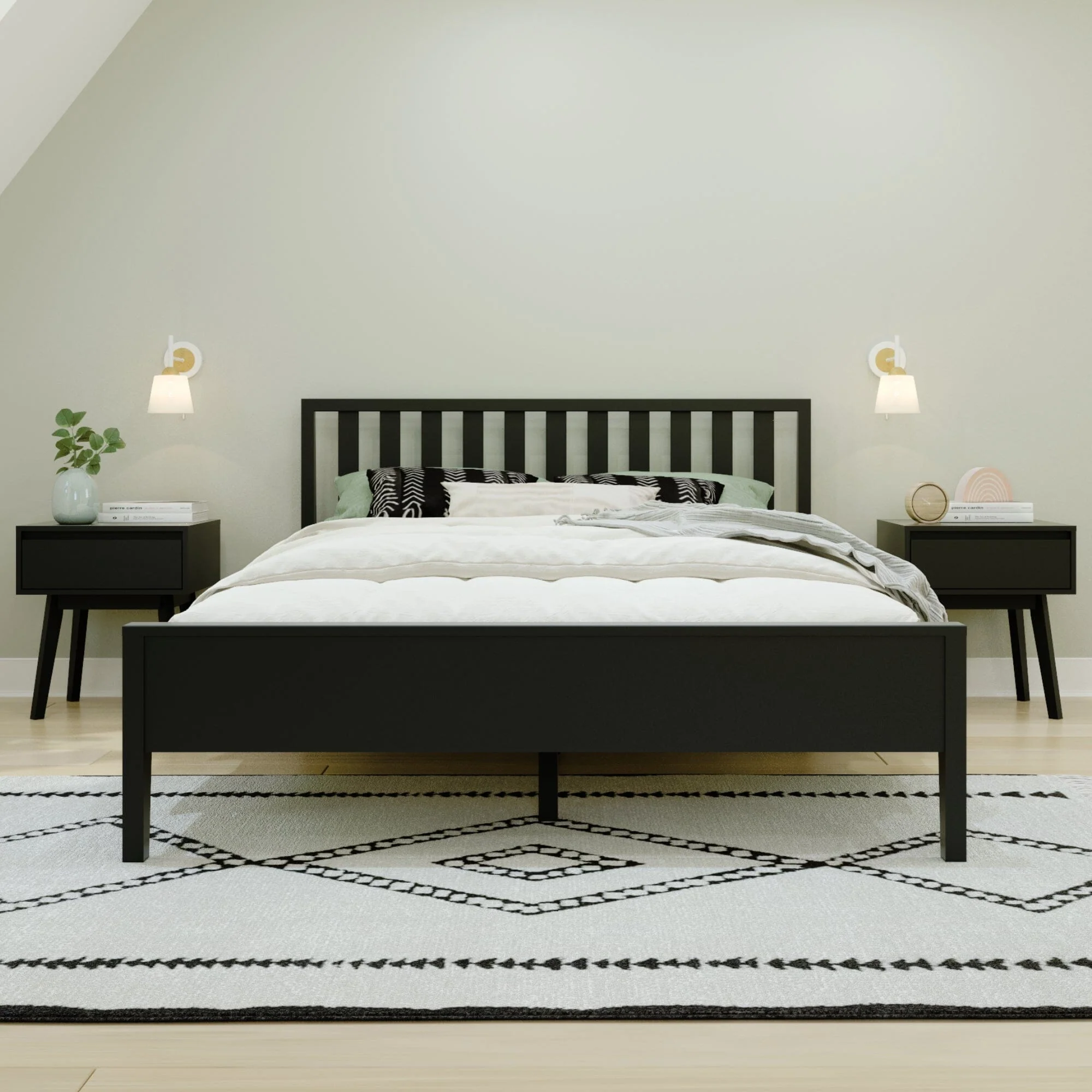 Scandinavian Queen Bed - Image 5