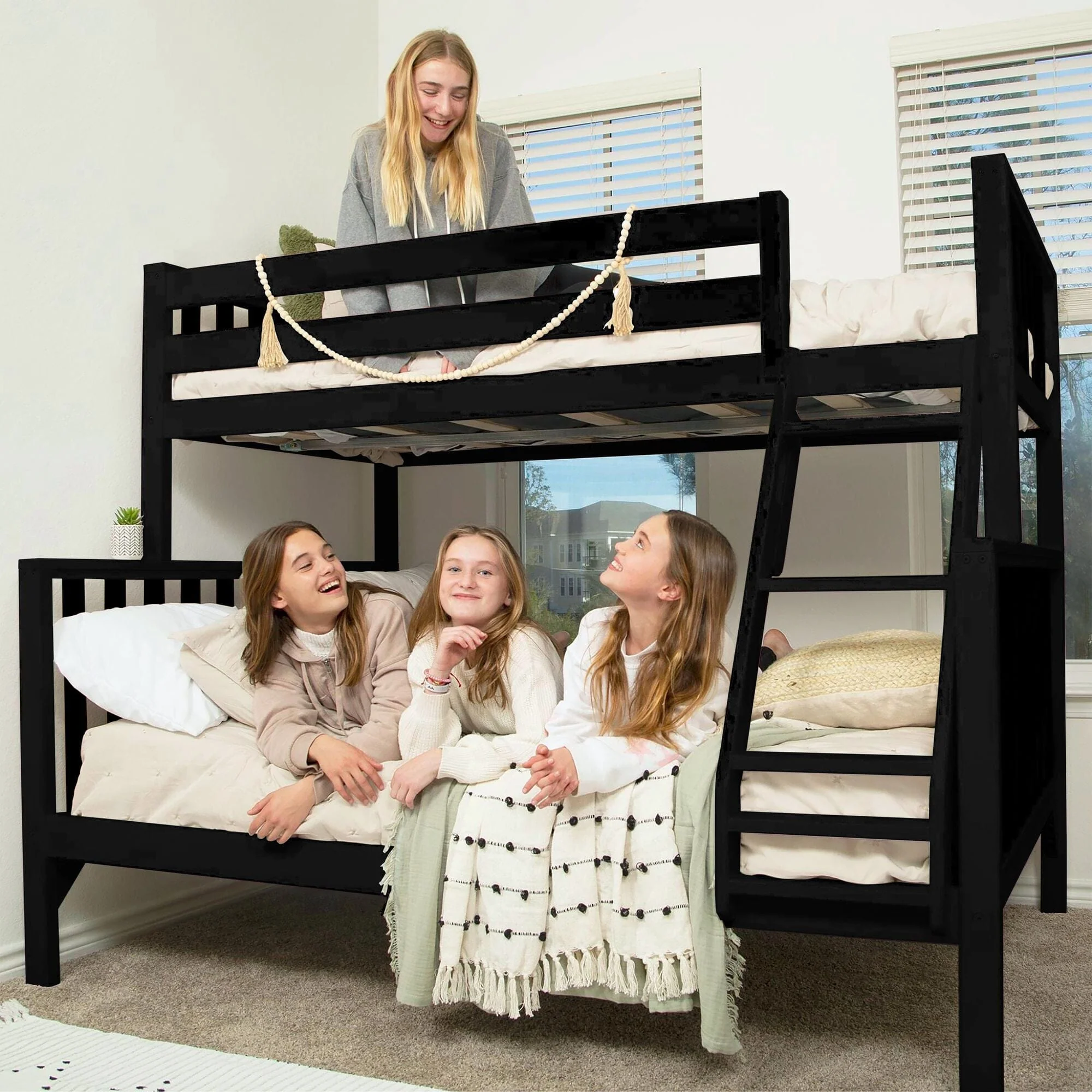 Scandinavian Twin Over Full Bunk Bed - Image 7