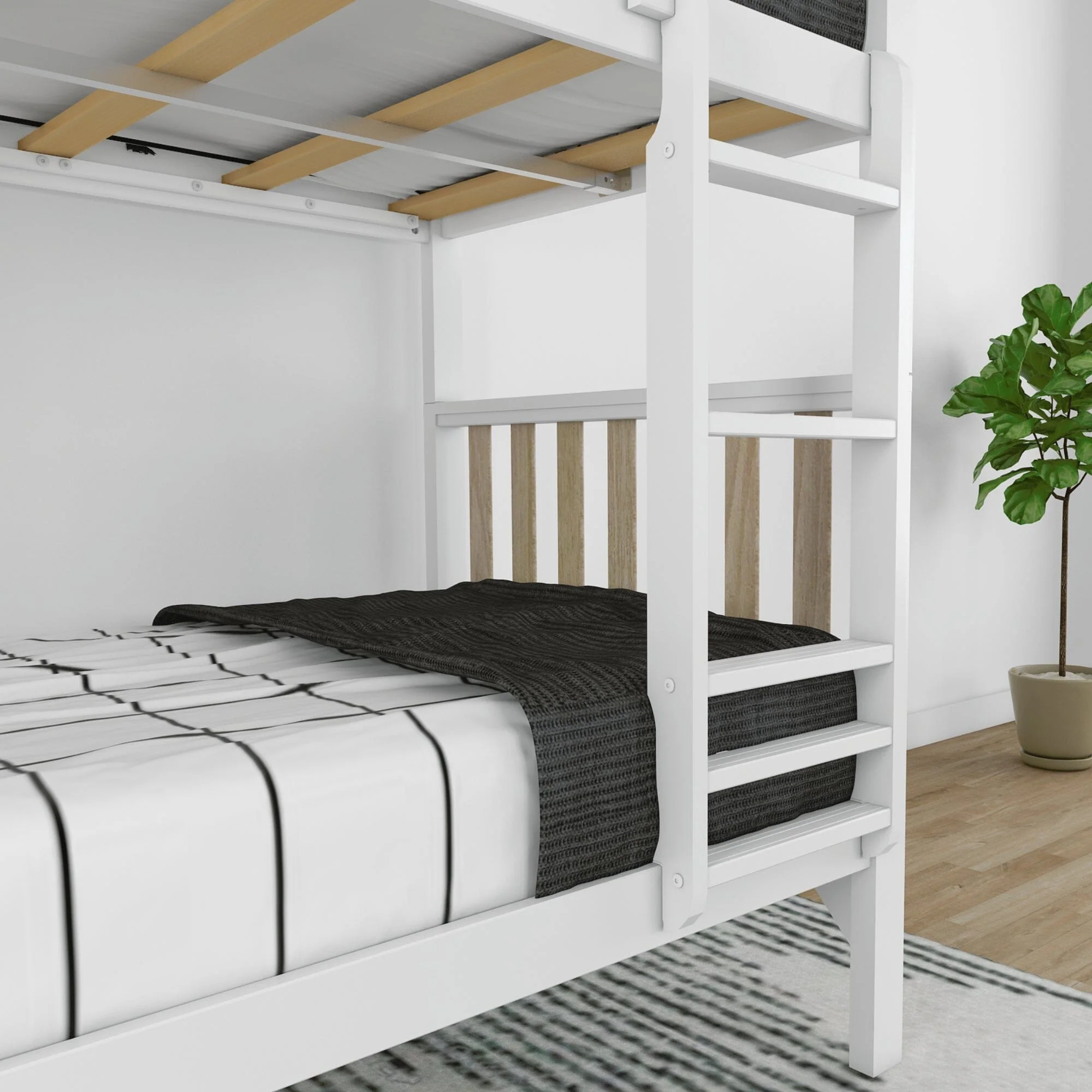 Scandinavian Twin Over Twin Bunk Bed - Image 17