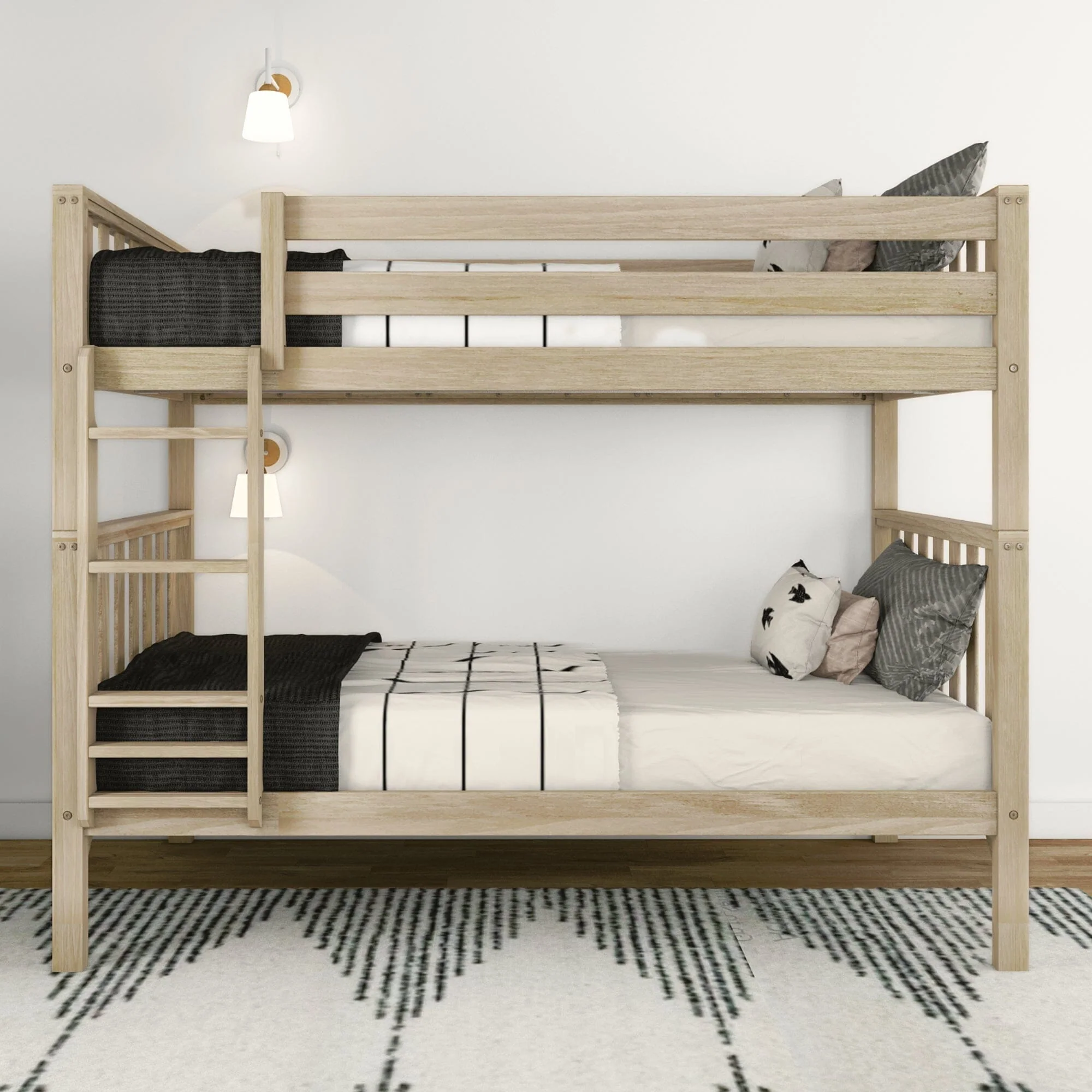 Scandinavian Twin Over Twin Bunk Bed - Image 6