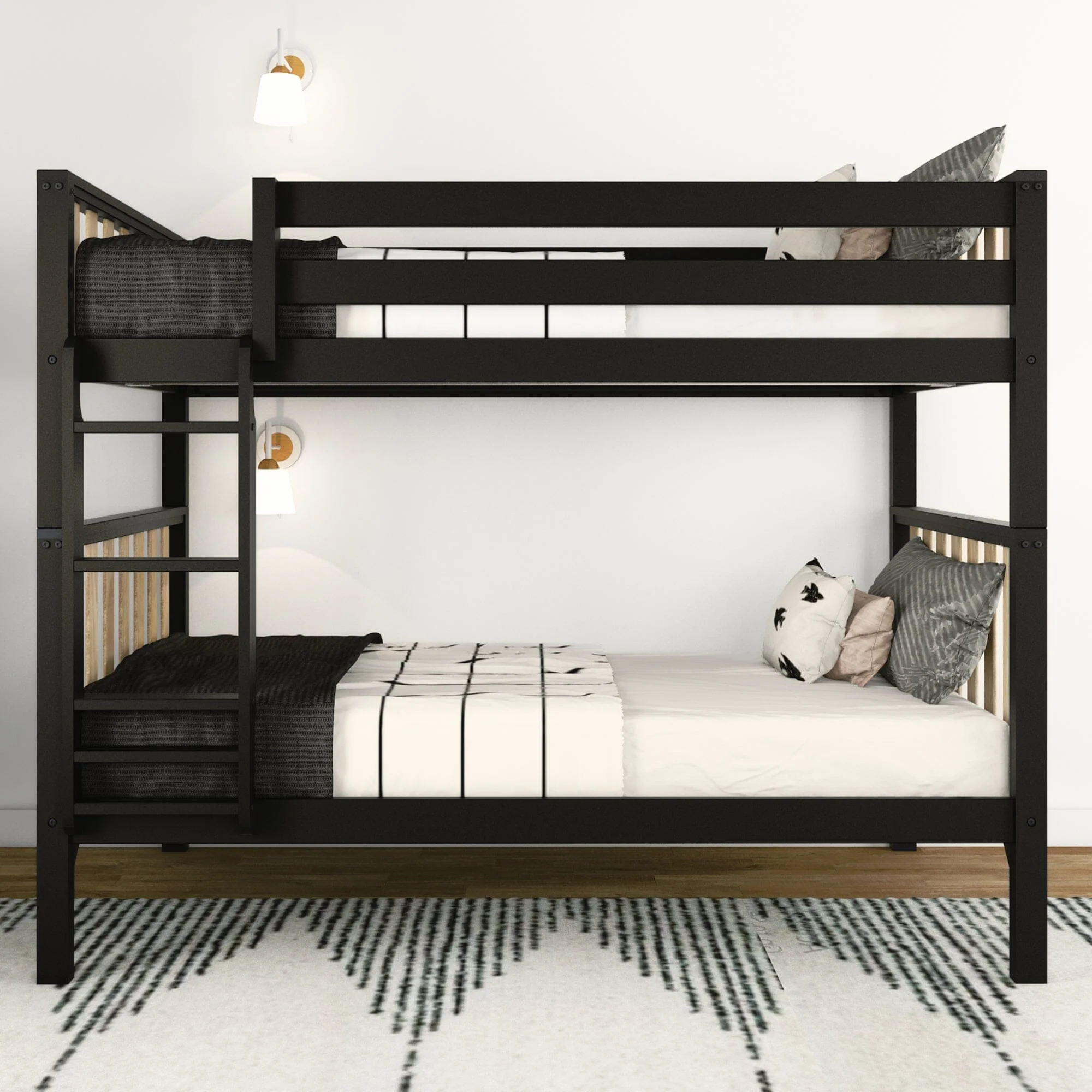 Scandinavian Twin Over Twin Bunk Bed - Image 8