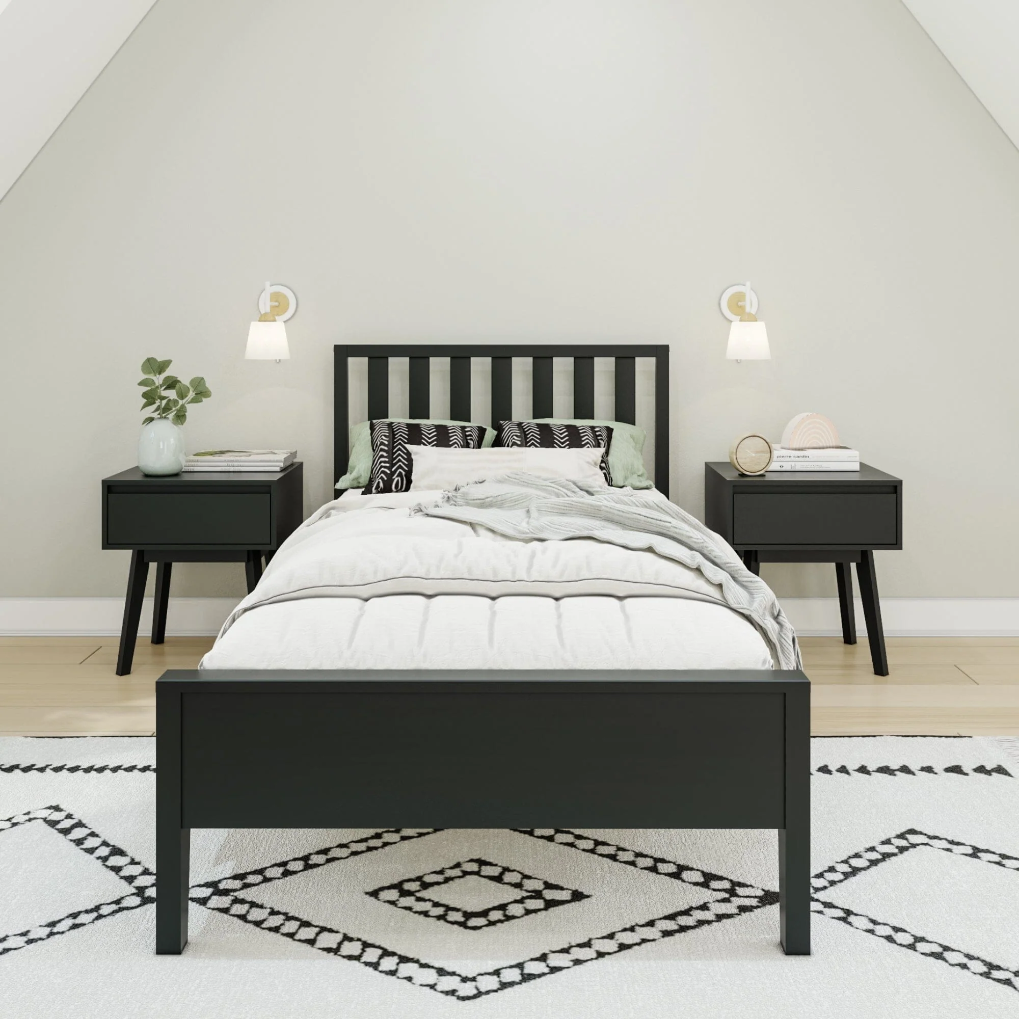 Scandinavian Twin Bed - Image 5