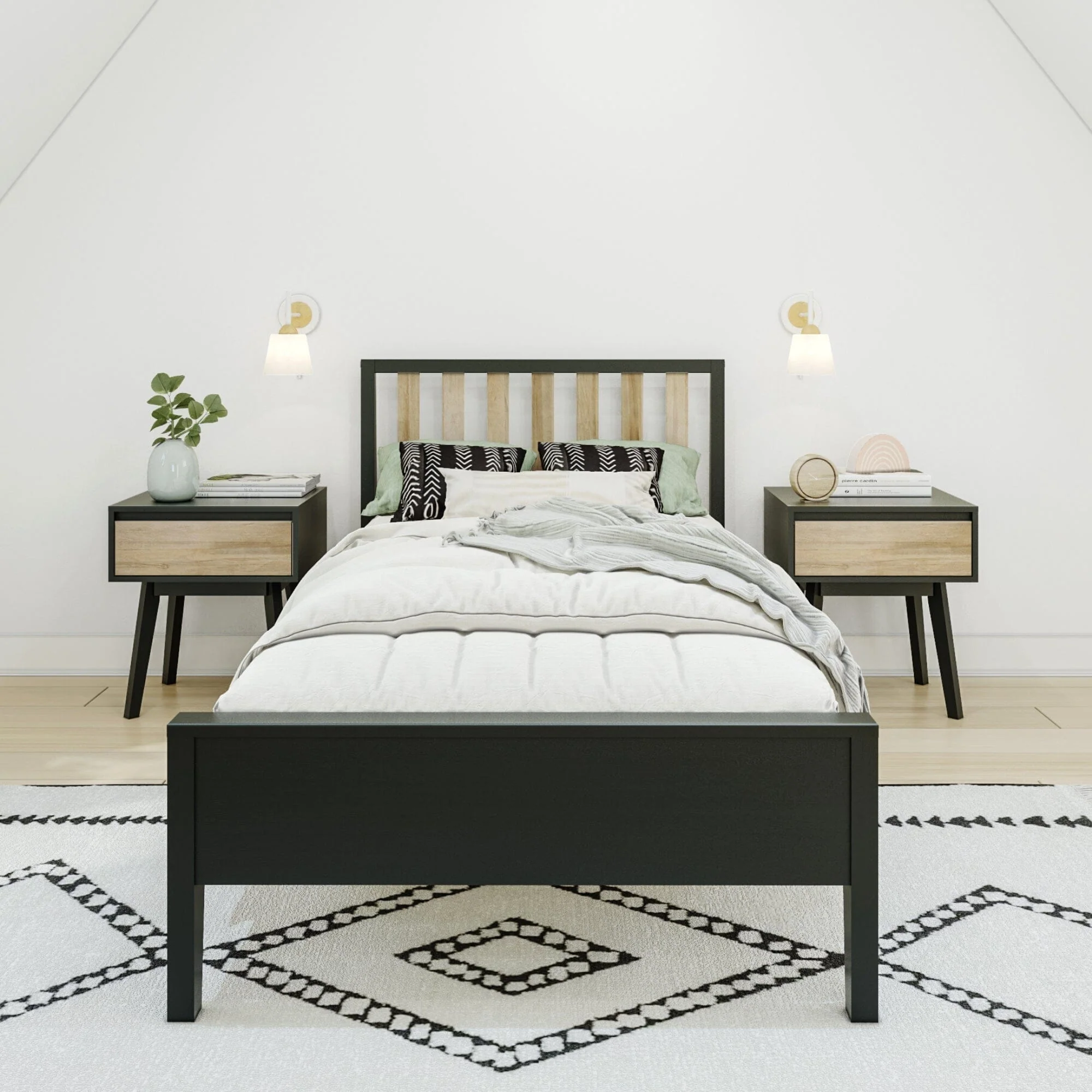 Scandinavian Twin Bed - Image 8