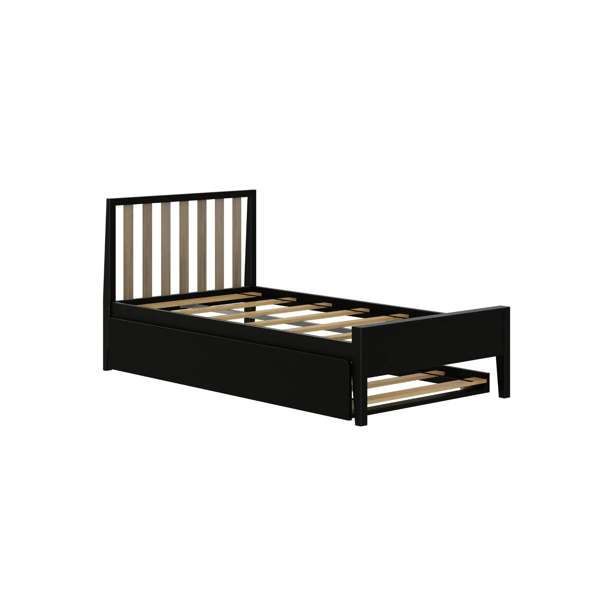 Scandinavian Twin Bed With Trundle - Image 10