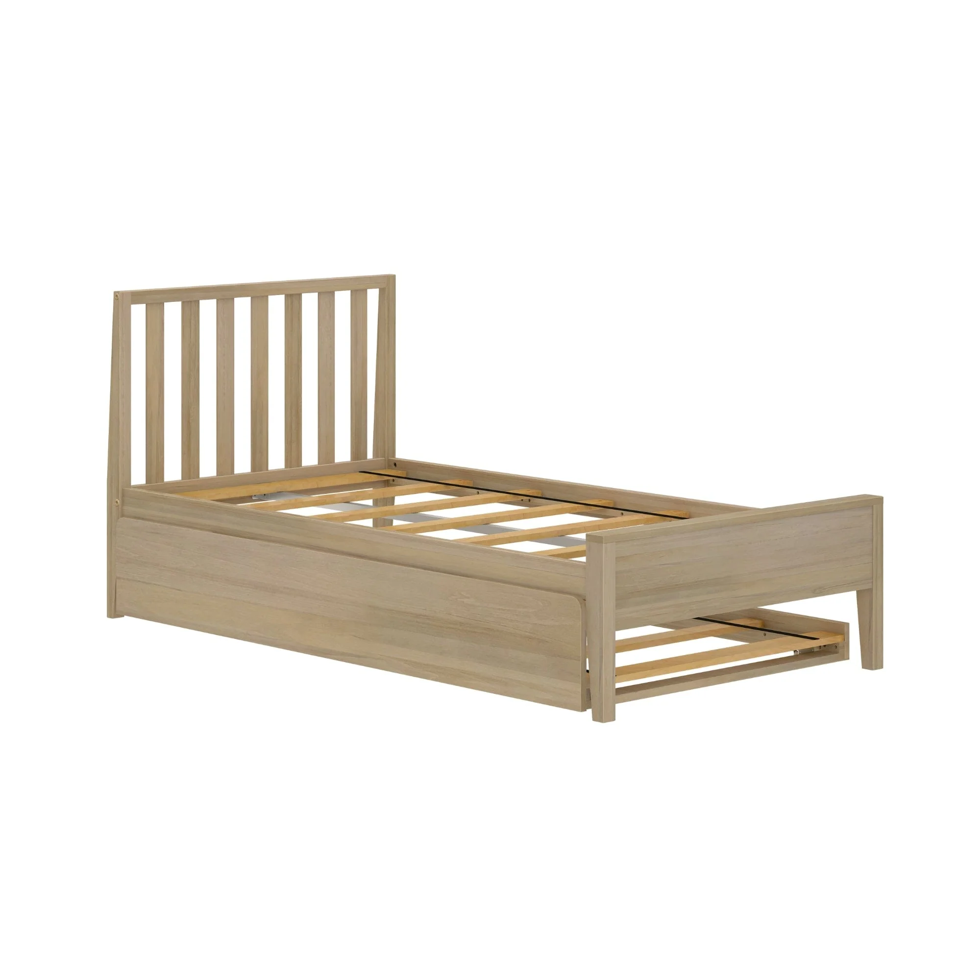 Scandinavian Twin Bed With Trundle - Image 11