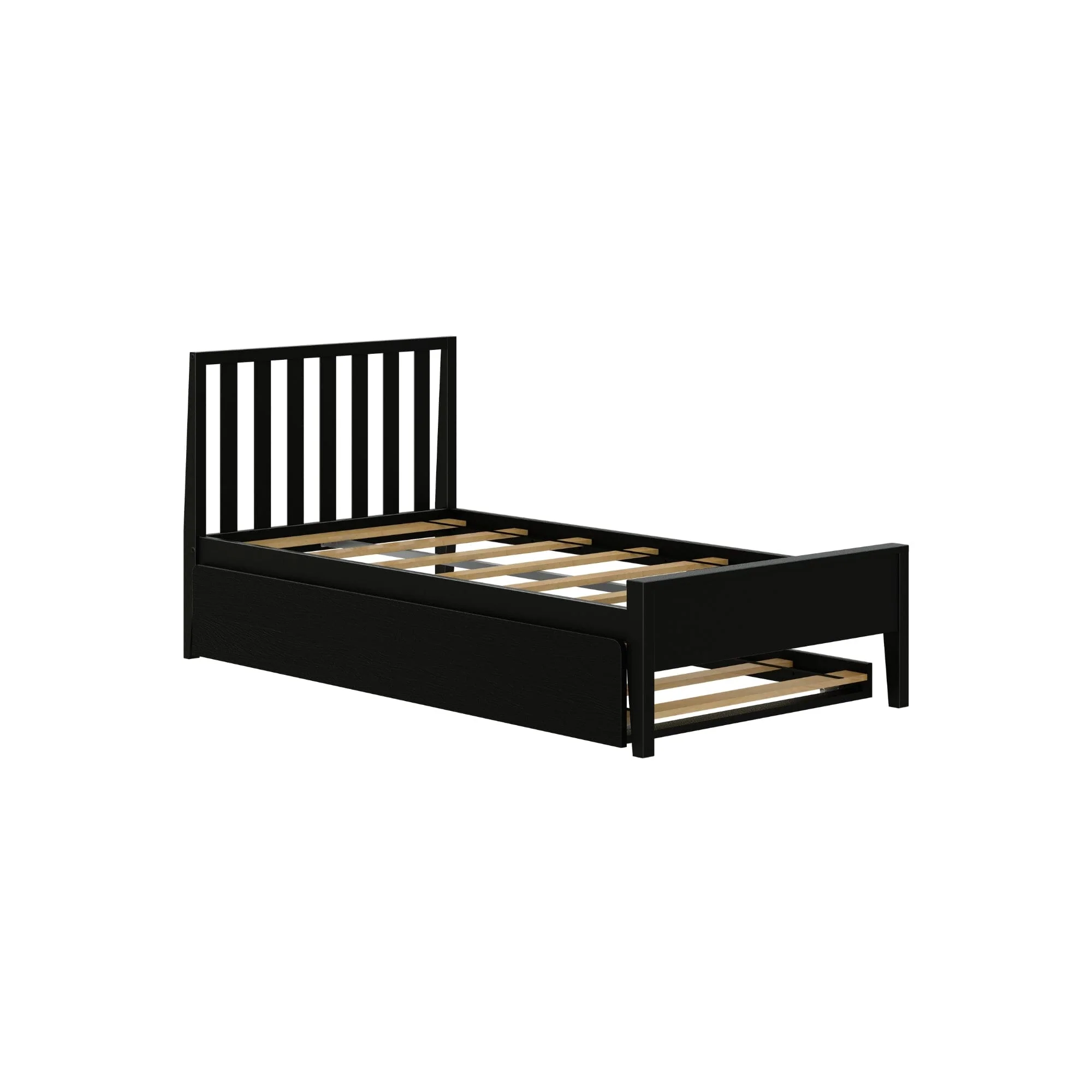Scandinavian Twin Bed With Trundle - Image 12