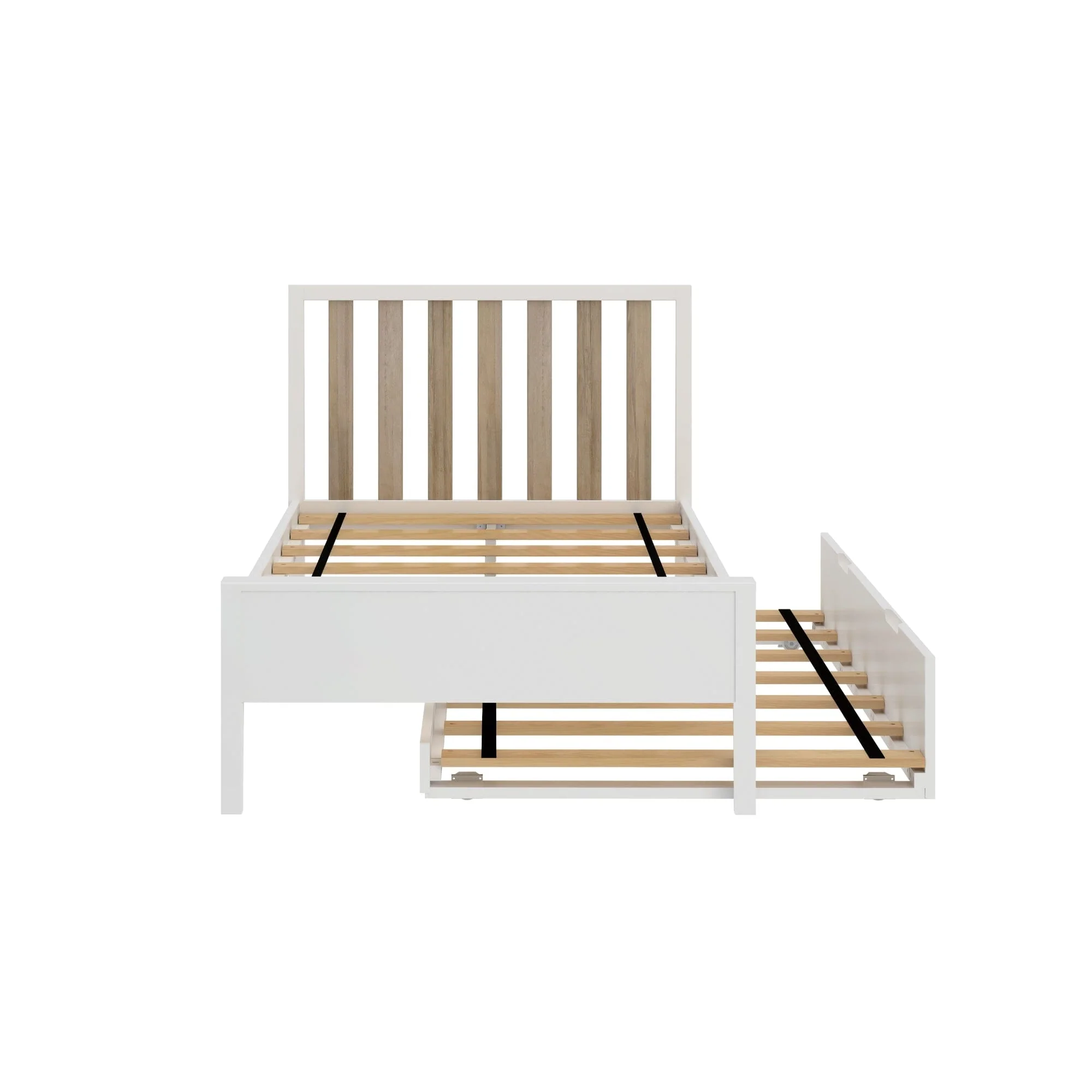 Scandinavian Twin Bed With Trundle - Image 13