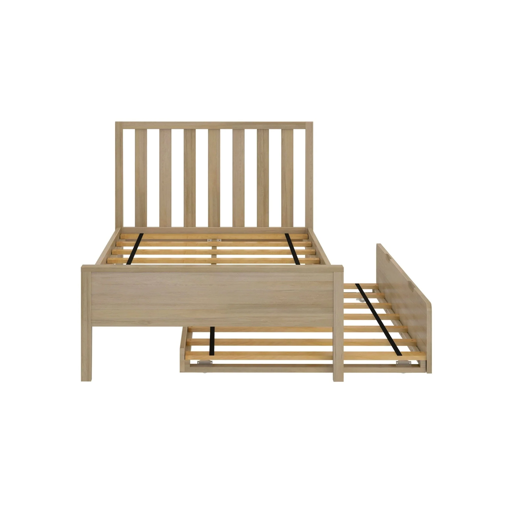 Scandinavian Twin Bed With Trundle - Image 15