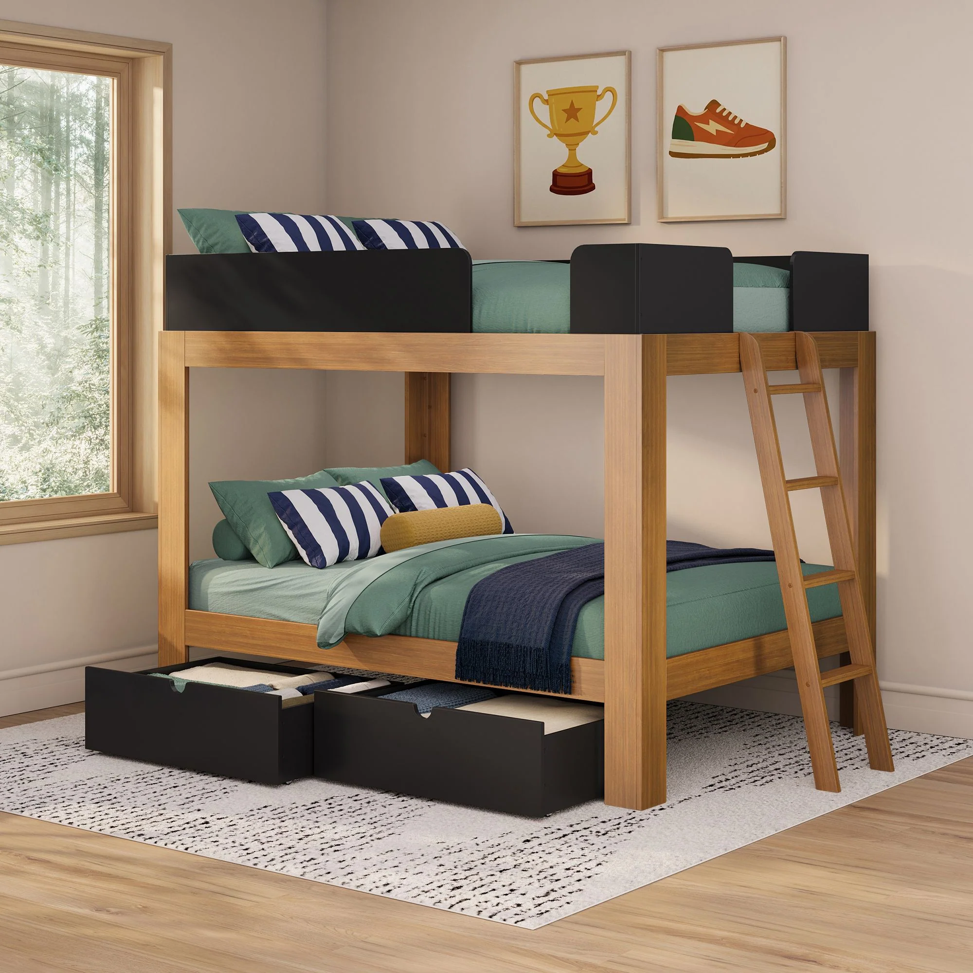 Mid-Century Modern Storage Drawers - Image 12