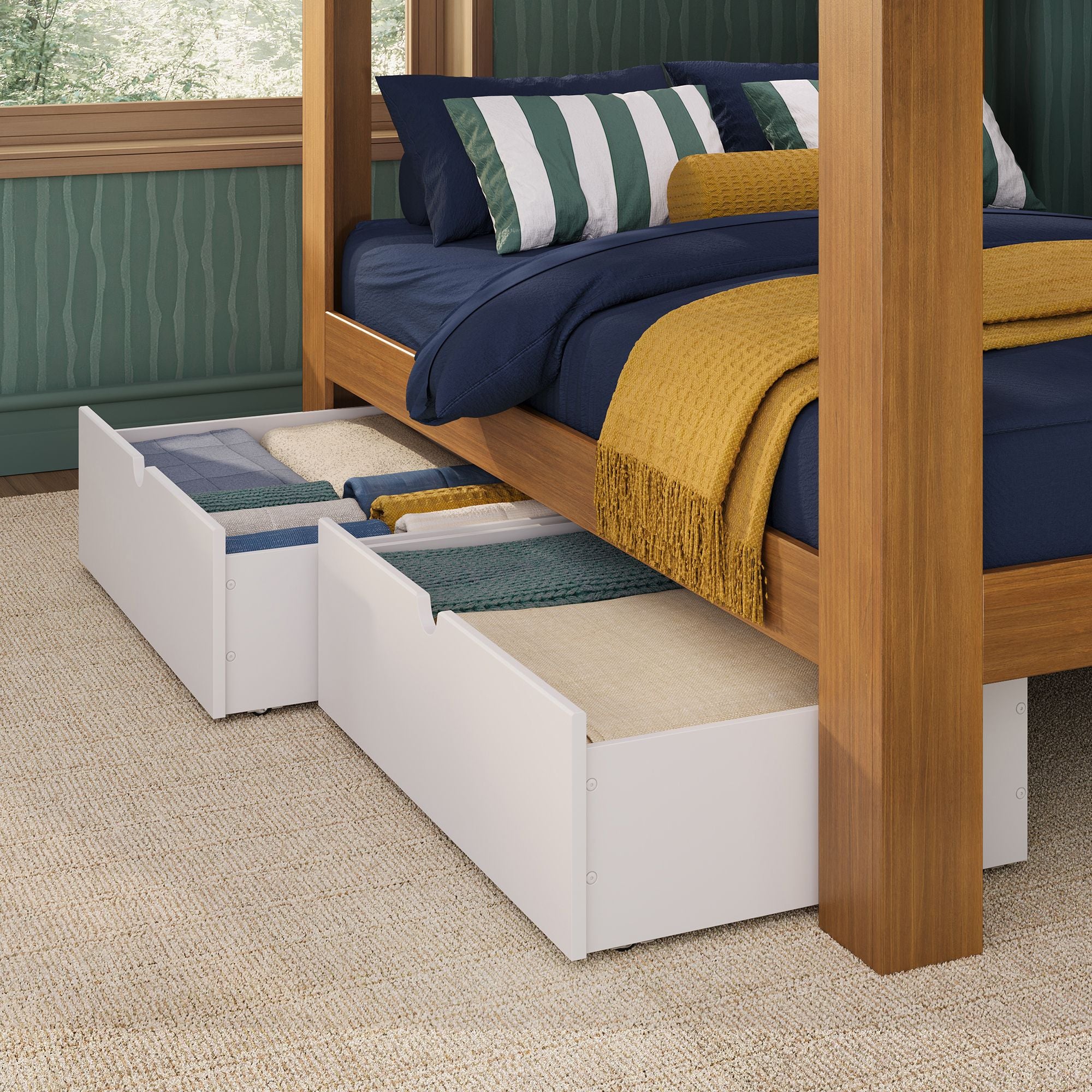 Mid-Century Modern Storage Drawers - Image 4