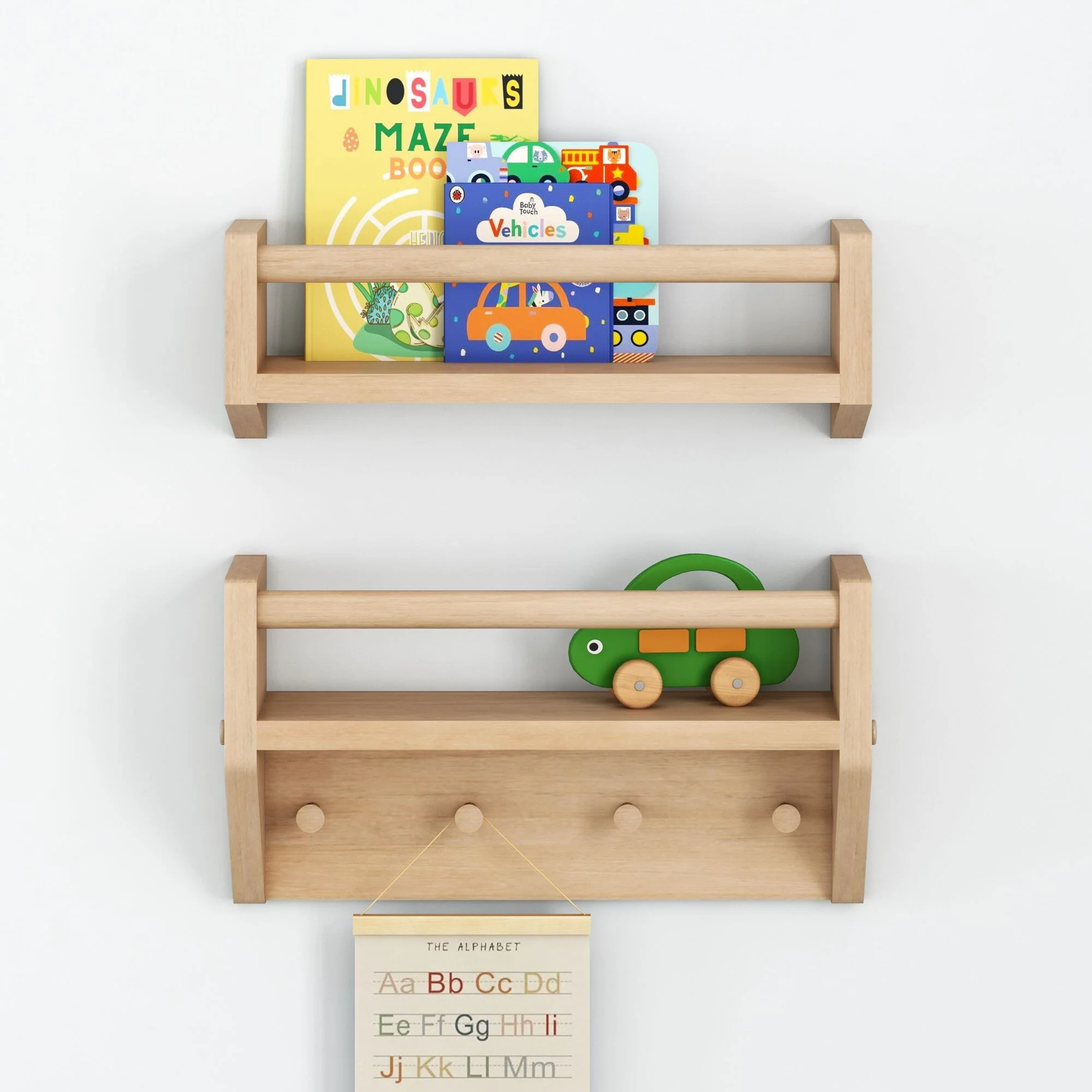 Sidekick Shelf & Wall Shelf With Pegs Bundle - Image 12