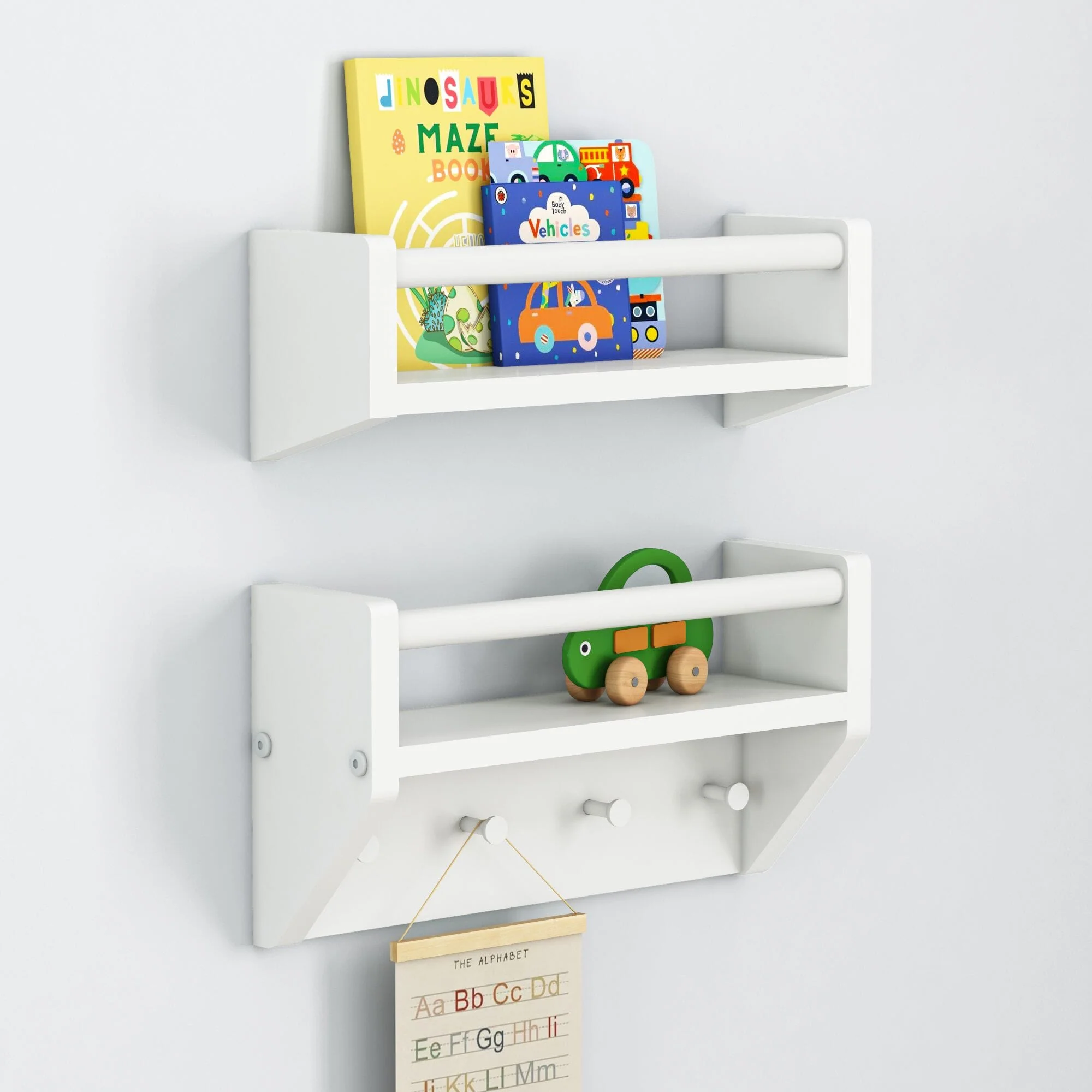 Sidekick Shelf & Wall Shelf With Pegs Bundle - Image 4