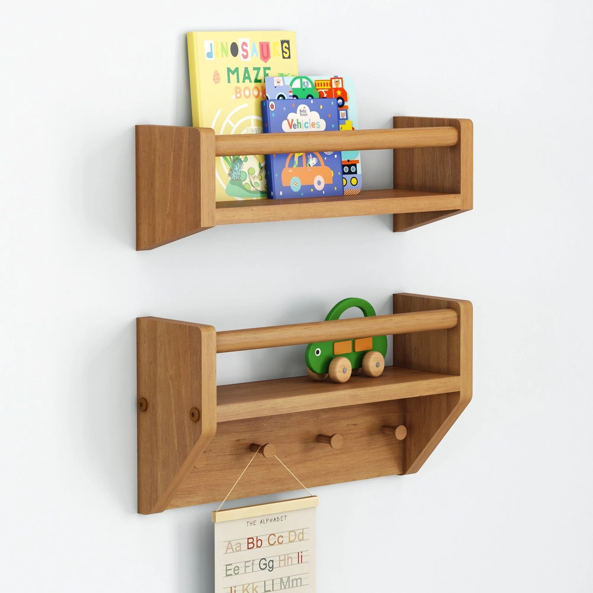Sidekick Shelf & Wall Shelf With Pegs Bundle - Image 5