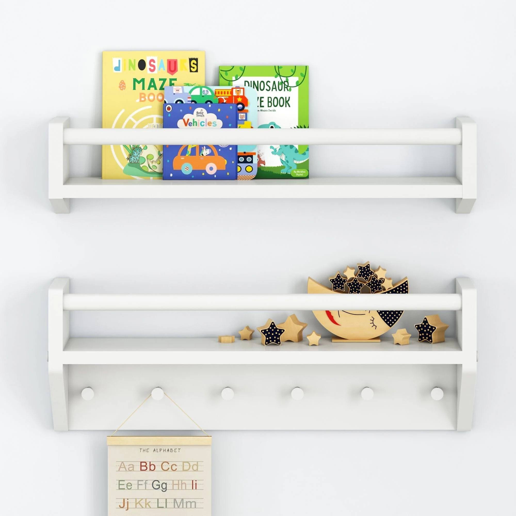 Sidekick Shelf & Wall Shelf With Pegs Bundle - Image 7