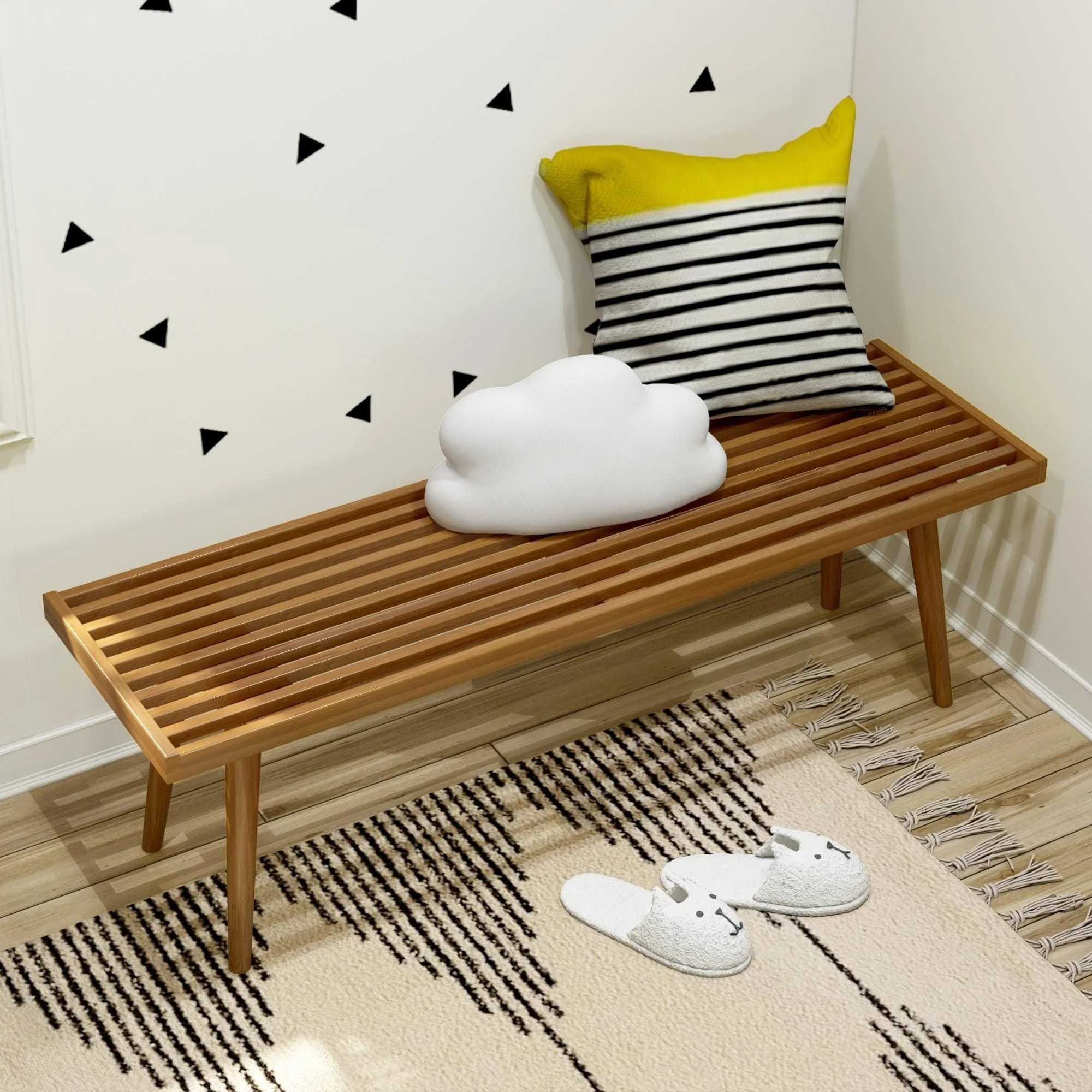 Solid Wood Large Bench - Image 11