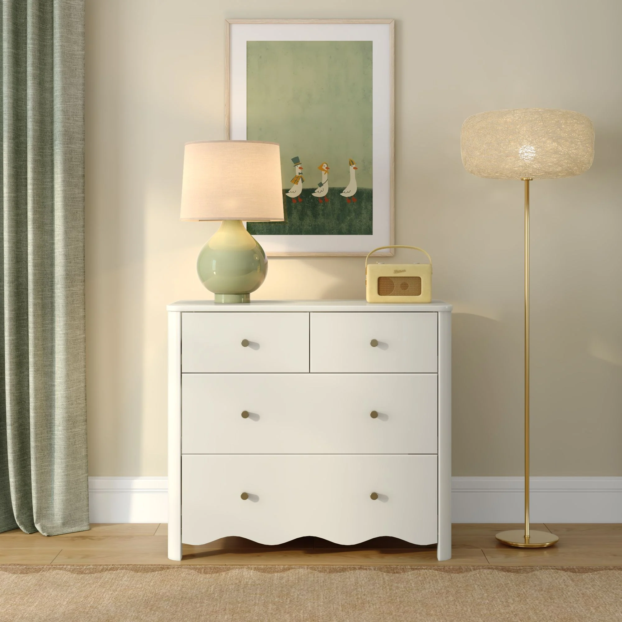 Sutton 4-Drawer Dresser - Image 10