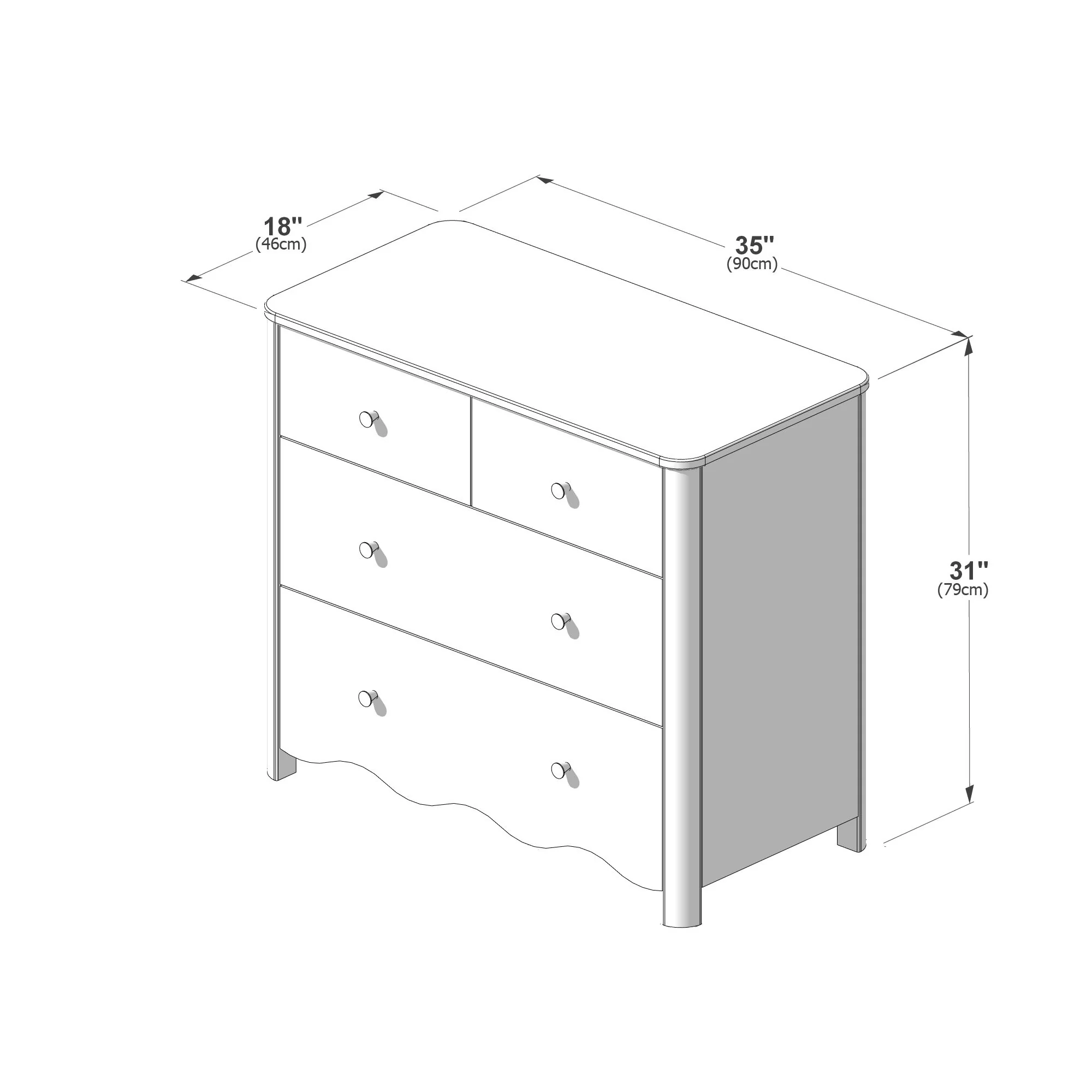 Sutton 4-Drawer Dresser - Image 41