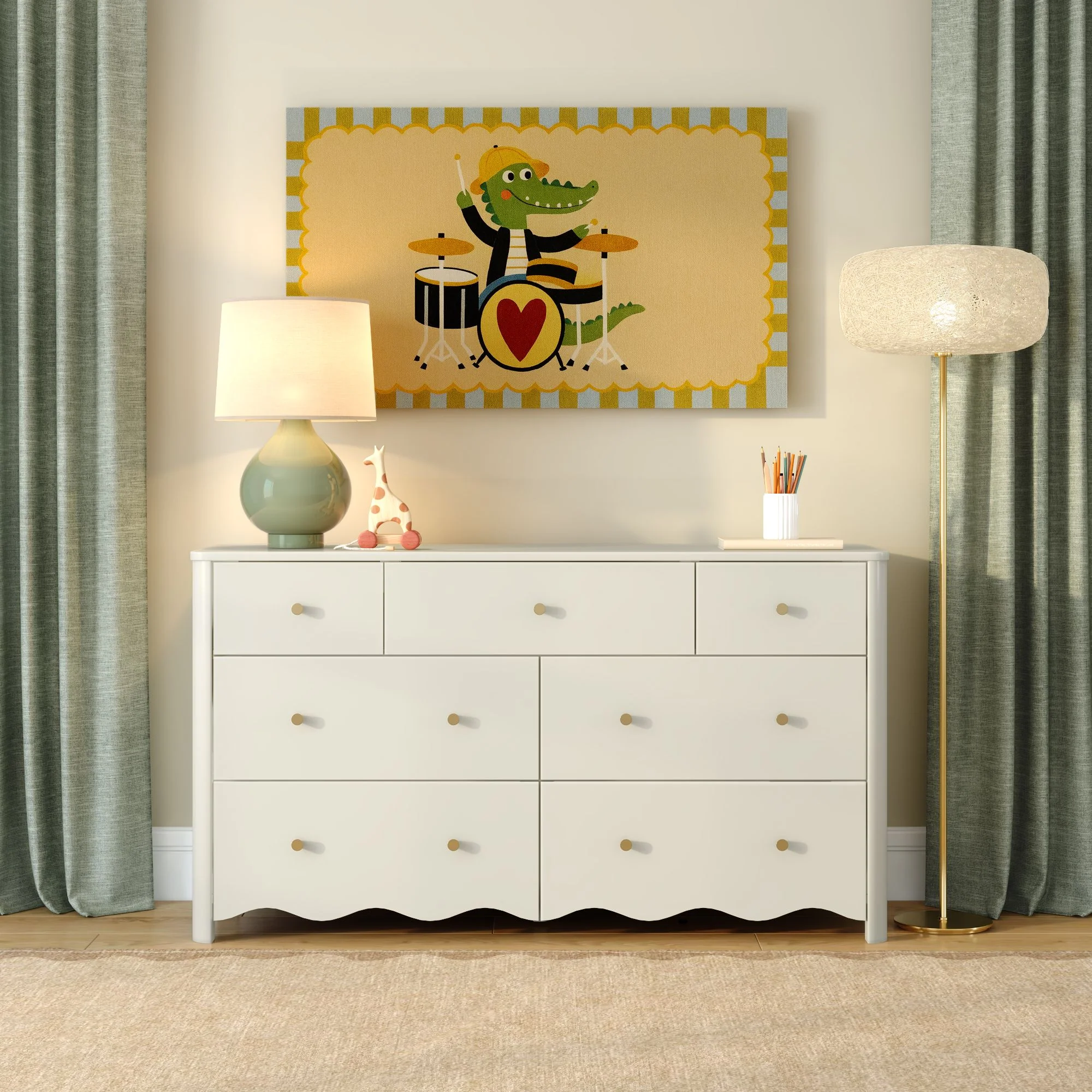 Sutton 7-Drawer Dresser - Image 10
